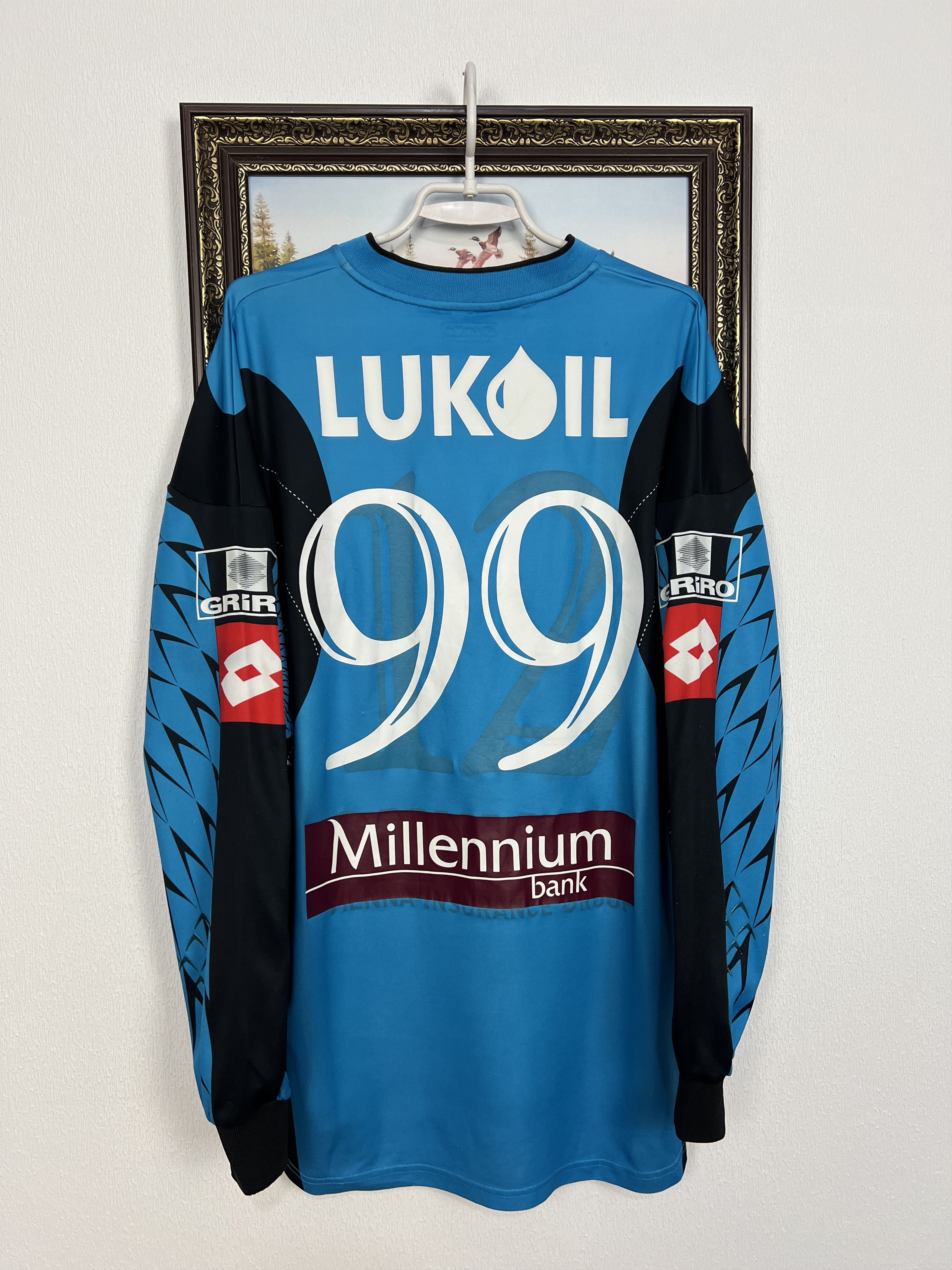 Lotto Sport Rapid Bucharest Goalkeeper Football Shirt Match Worn Jersey Size US XL / EU 56 / 4 - 10 Thumbnail
