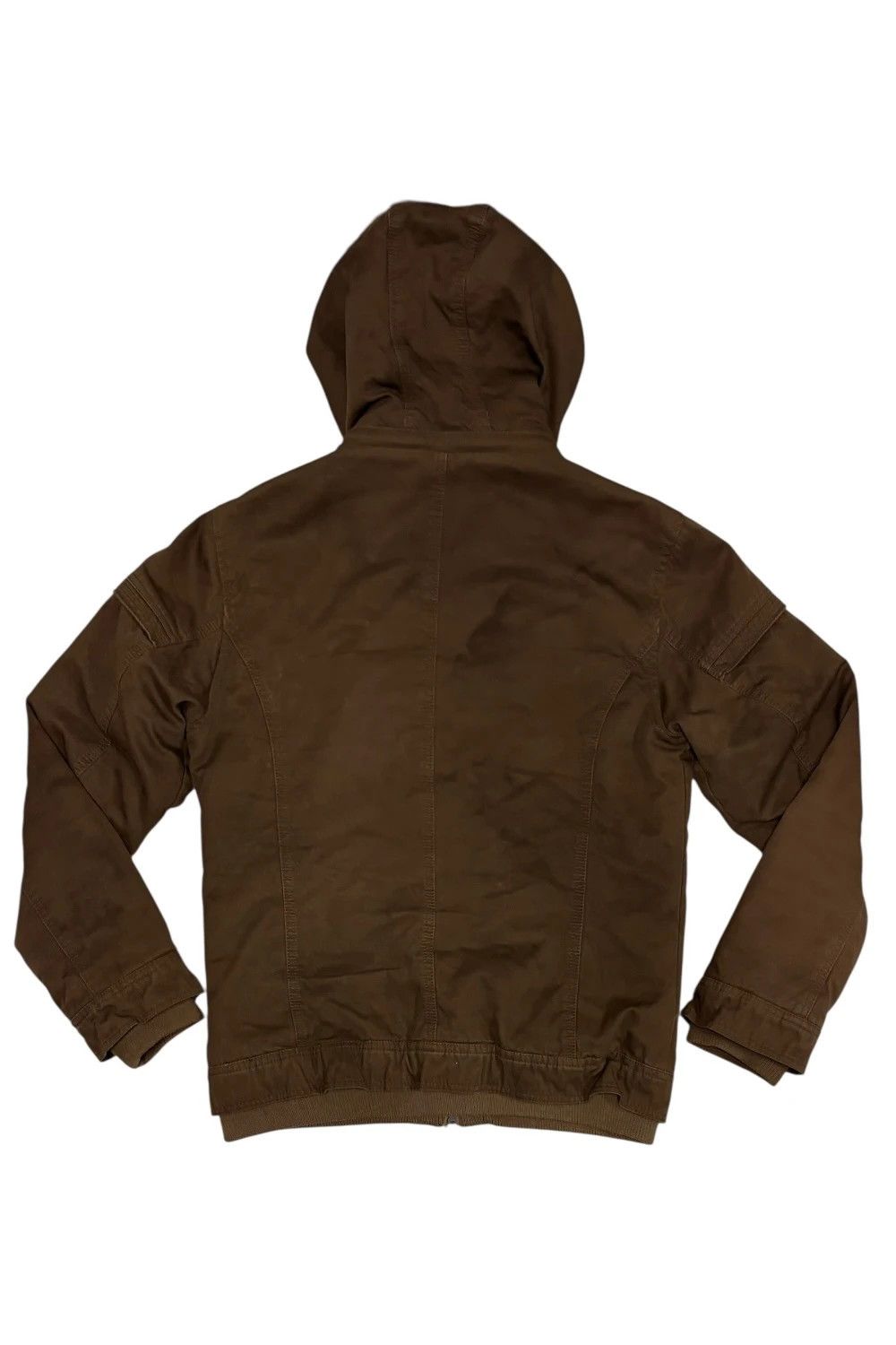 In The Attic In The Attic brown fur hood brown tactical utility jacket Size US M / EU 48-50 / 2 - 3 Thumbnail