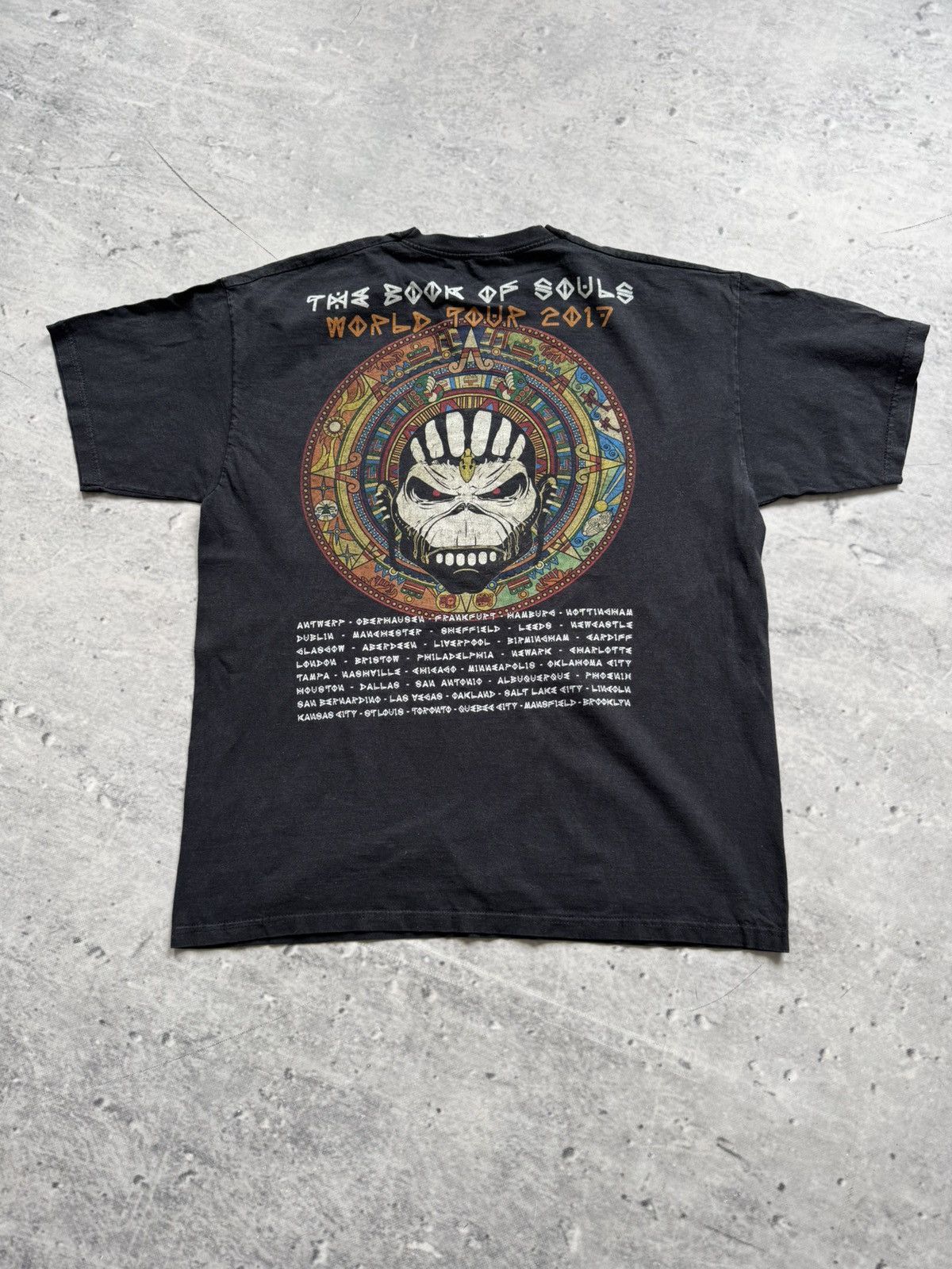 Fruit Of The Loom × Iron Maiden Iron Maiden 2017 tour big logo Size US XL / EU 56 / 4 - 2 Thumbnail
