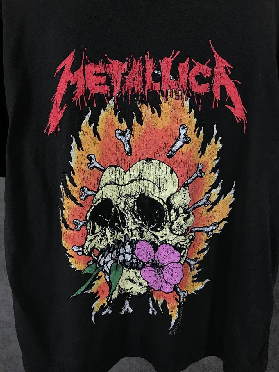 Band Tees Metallica rock band skulls oversized tee Size US M / EU 48-50 / 2 - 3 Thumbnail