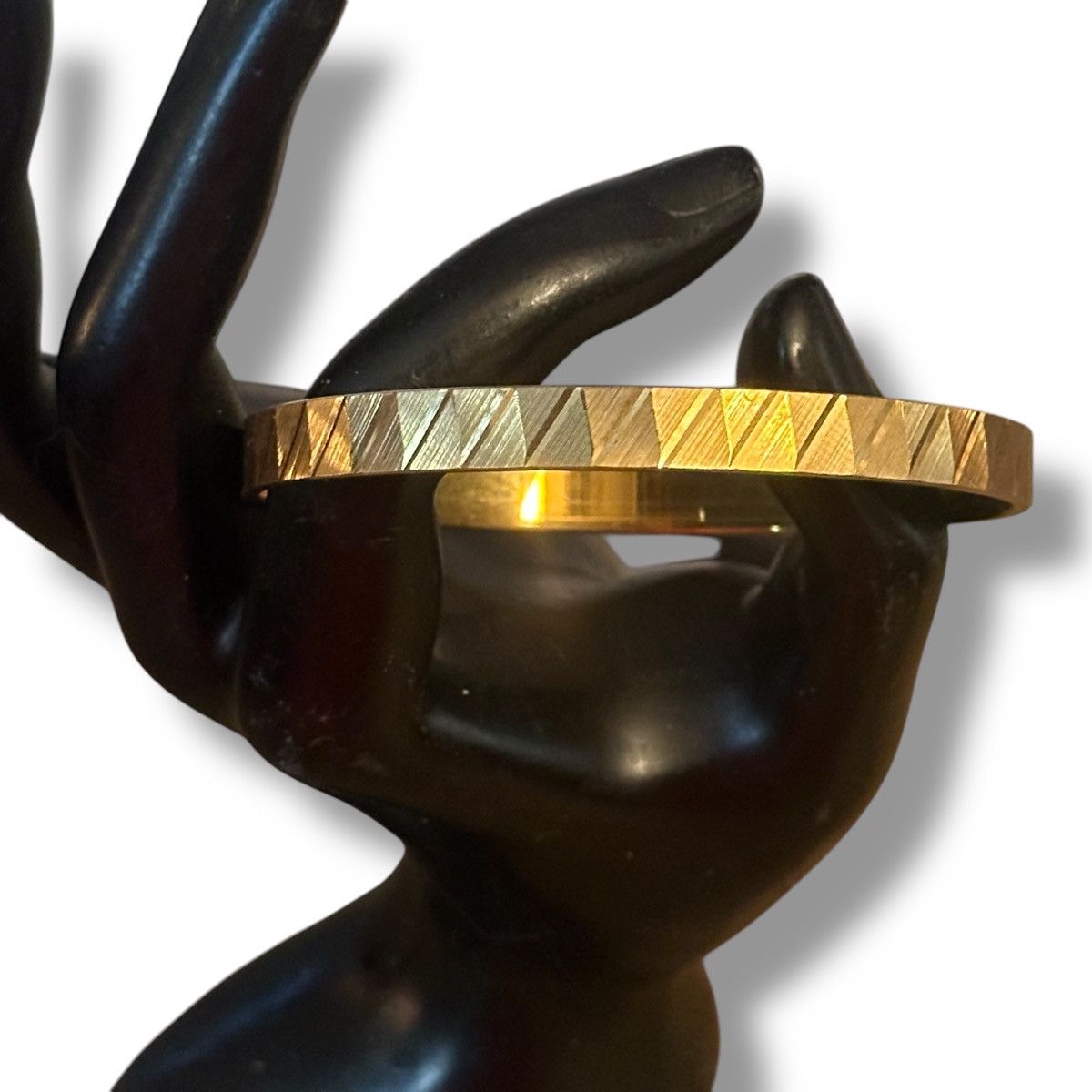 Vintage Vintage gold tone West Germany bangle bracelet Size ONE SIZE - 2 Thumbnail