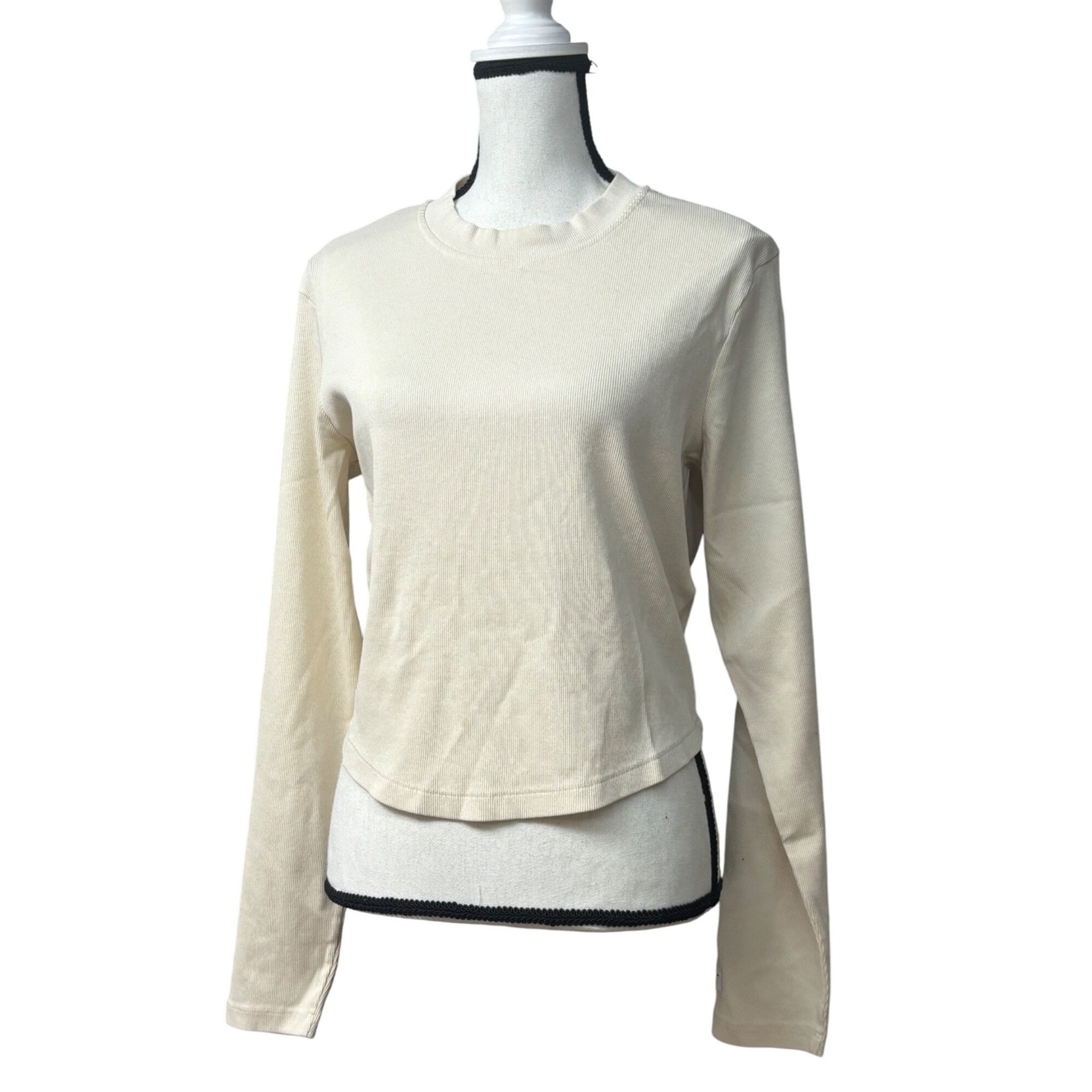Reebok Reebok Classics Natural Dye Ribbed Women’s Long-sleeve Top, Size L / US 10 / IT 46 - 2 Thumbnail