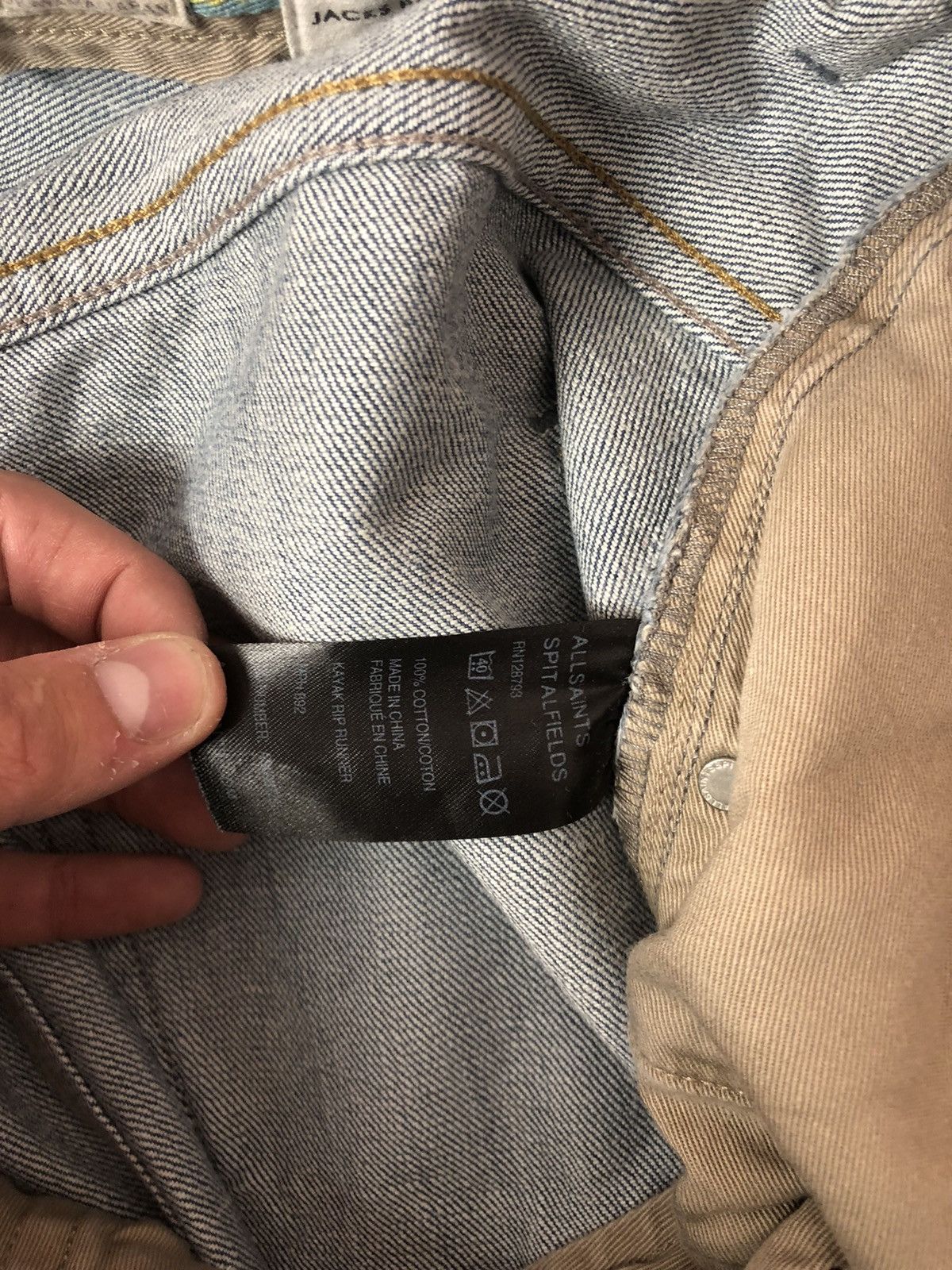 Allsaints × Vintage Vintage men’s jeans Allsaints size 34 rare casual y2k japan Size US 34 / EU 50 - 5 Thumbnail