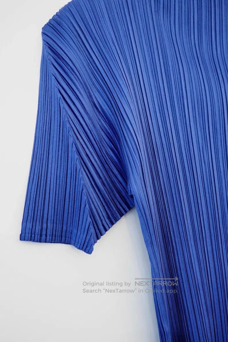 Issey Miyake Issey Miyake Right Angle Shoulder Pleated Vintage Top Size L / US 10 / IT 46 - 3 Thumbnail