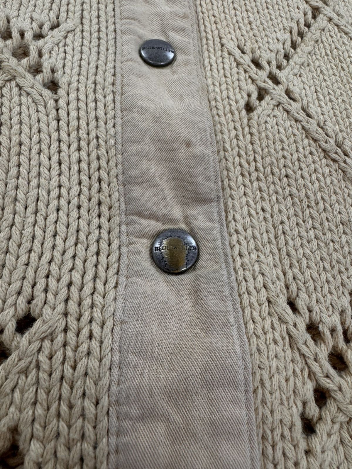 Designer BLUE WILLI’S Cardigan Blue Willis Laces size L-XL Size XL / US 12-14 / IT 48-50 - 9 Thumbnail