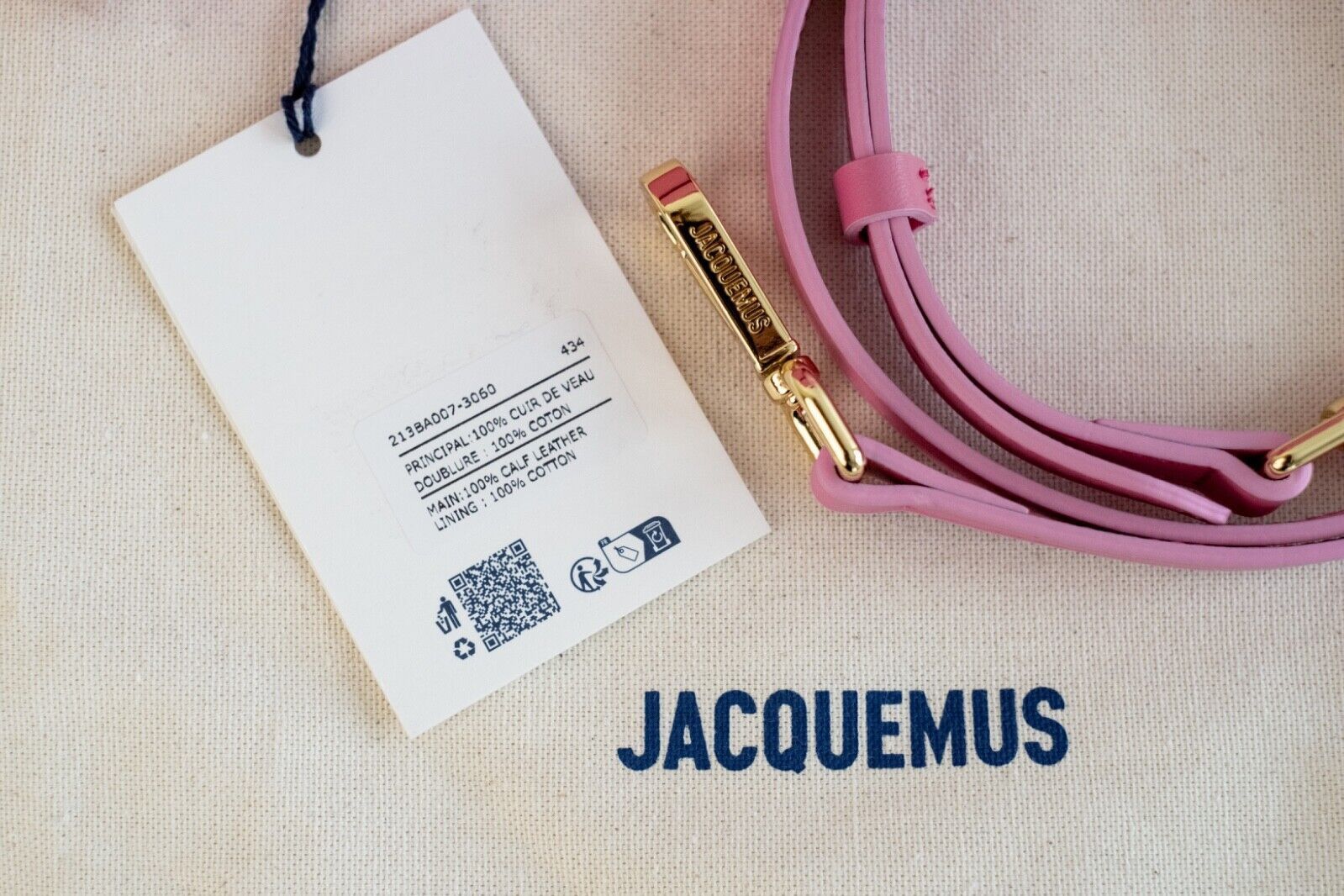 Jacquemus Jacquemus Le Grand Bambino Pink New Size ONE SIZE - 10 Thumbnail
