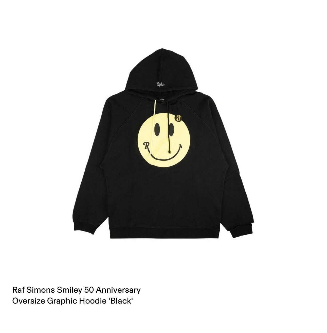 Raf Simons Smiley Hoodie | Grailed