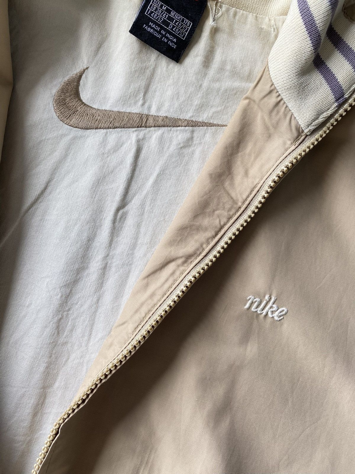 Nike × Vintage Vintage 90’s Nike Spell Out Embroidered Jacket Size US M / EU 48-50 / 2 - 1 Thumbnail