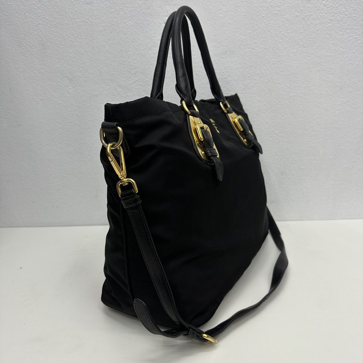 Prada ‼️LASTDROP‼️ AUTHENTIC PRADA TESSUTO CALF TOTE WITH LONG STRAP Size ONE SIZE - 4 Thumbnail
