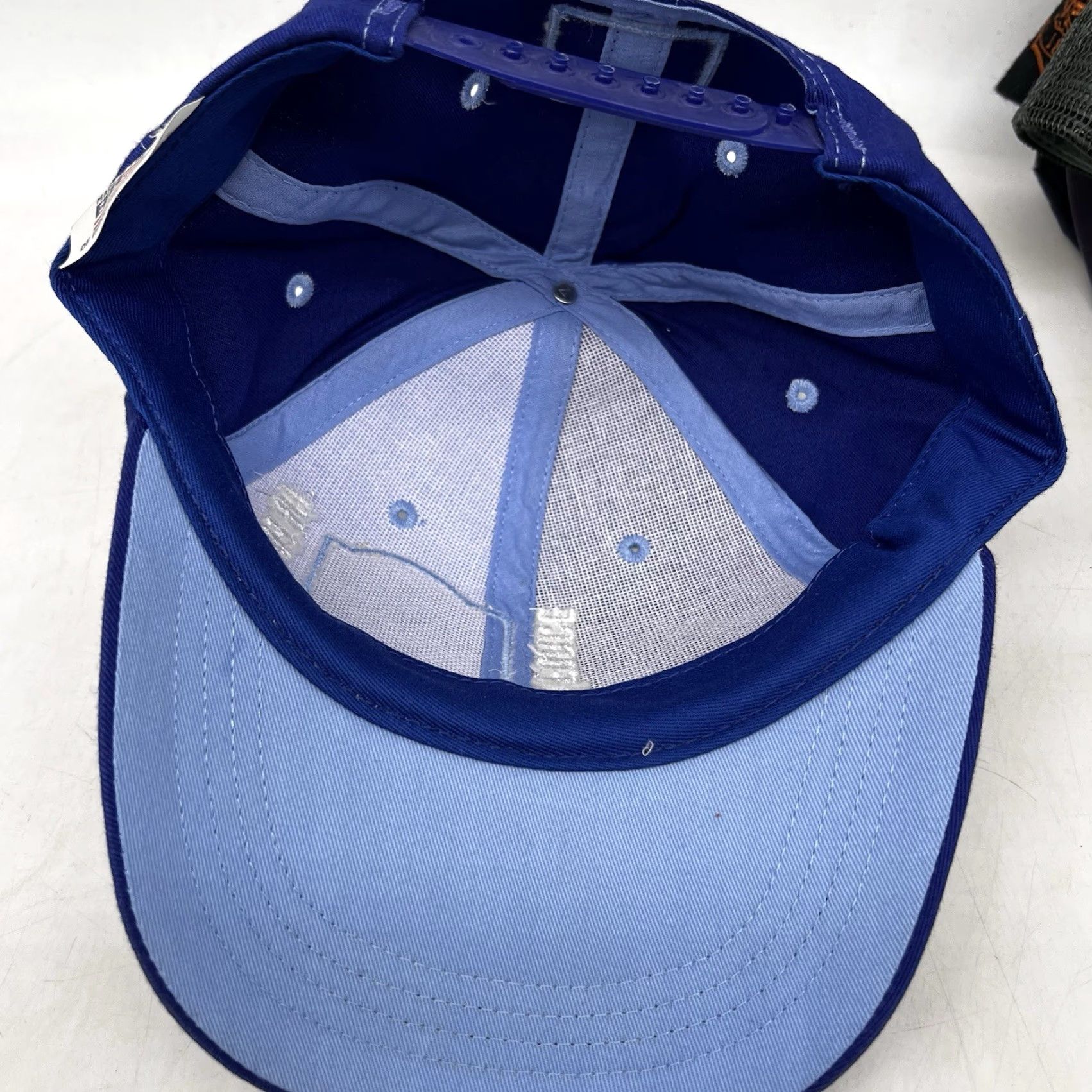Vintage Air Force Embroidered Snap-Back Cap Blue Adult One Size Adjustable Twill Hat Mens Cap Size ONE SIZE - 6 Thumbnail