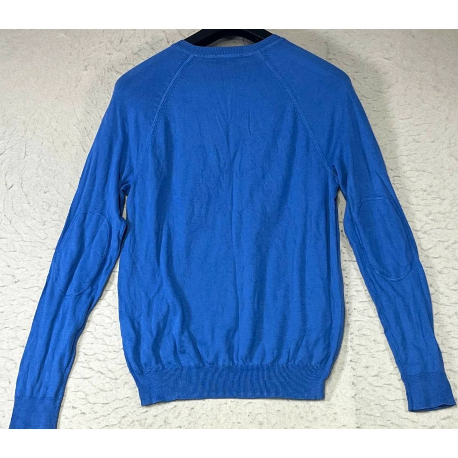 Vince Vince Mens Sweater Small Blue Lightweight 100% Cotton Knit Pullover Size US S / EU 44-46 / 1 - 2 Thumbnail