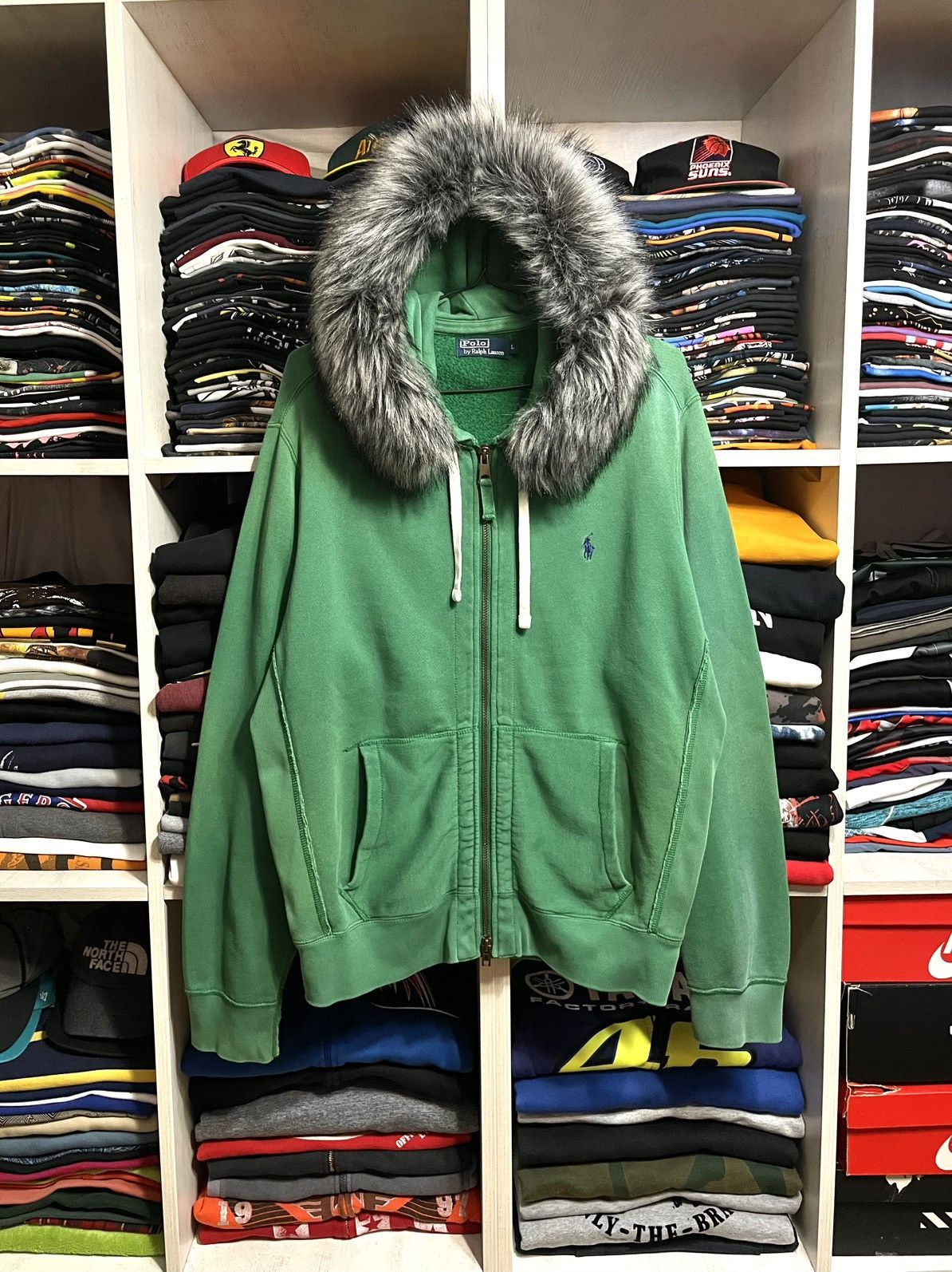 Polo Ralph Lauren Vintage Ralph Lauren If Six Was Nine LGB Vibe Fur Zip Hoodie Size US L / EU 52-54 / 3 - 1 Thumbnail