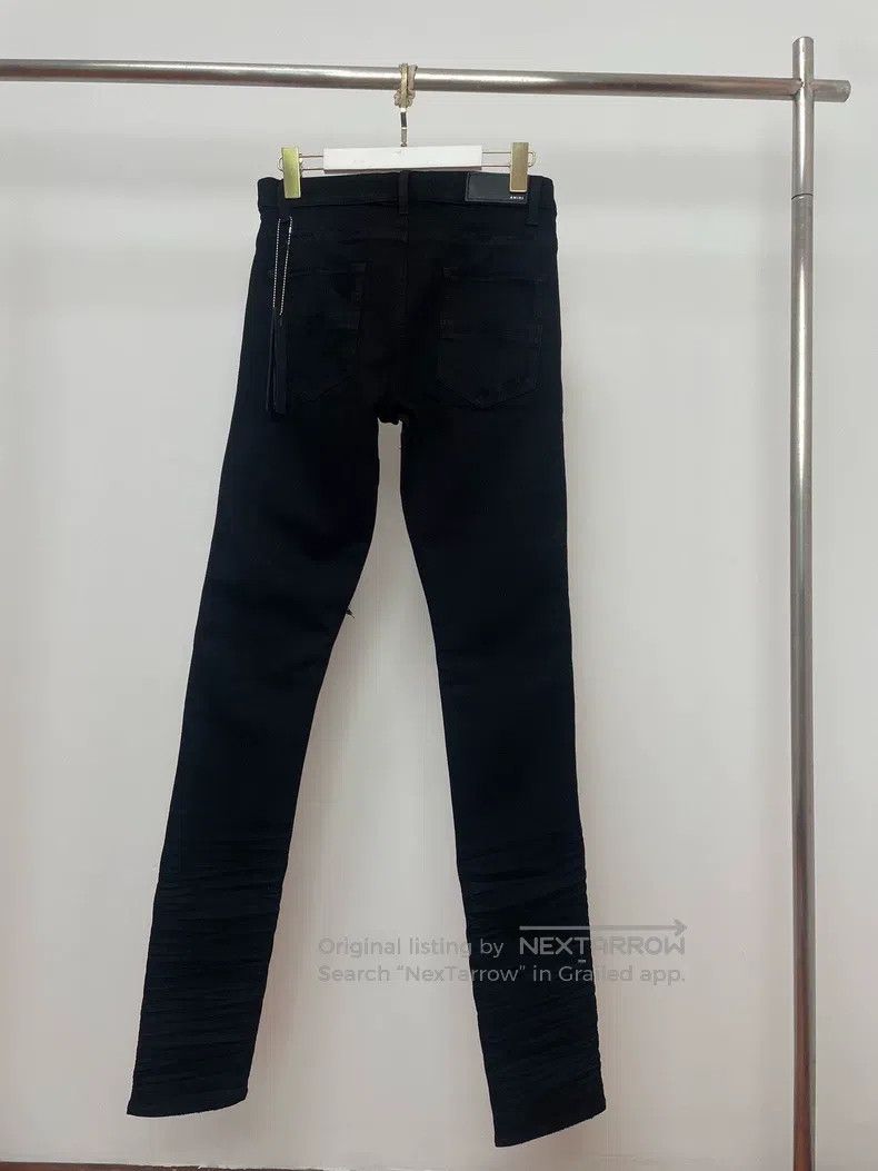 Amiri Amiri Size 30 Black patchwork jeans Size US 30 / EU 46 - 2 Thumbnail