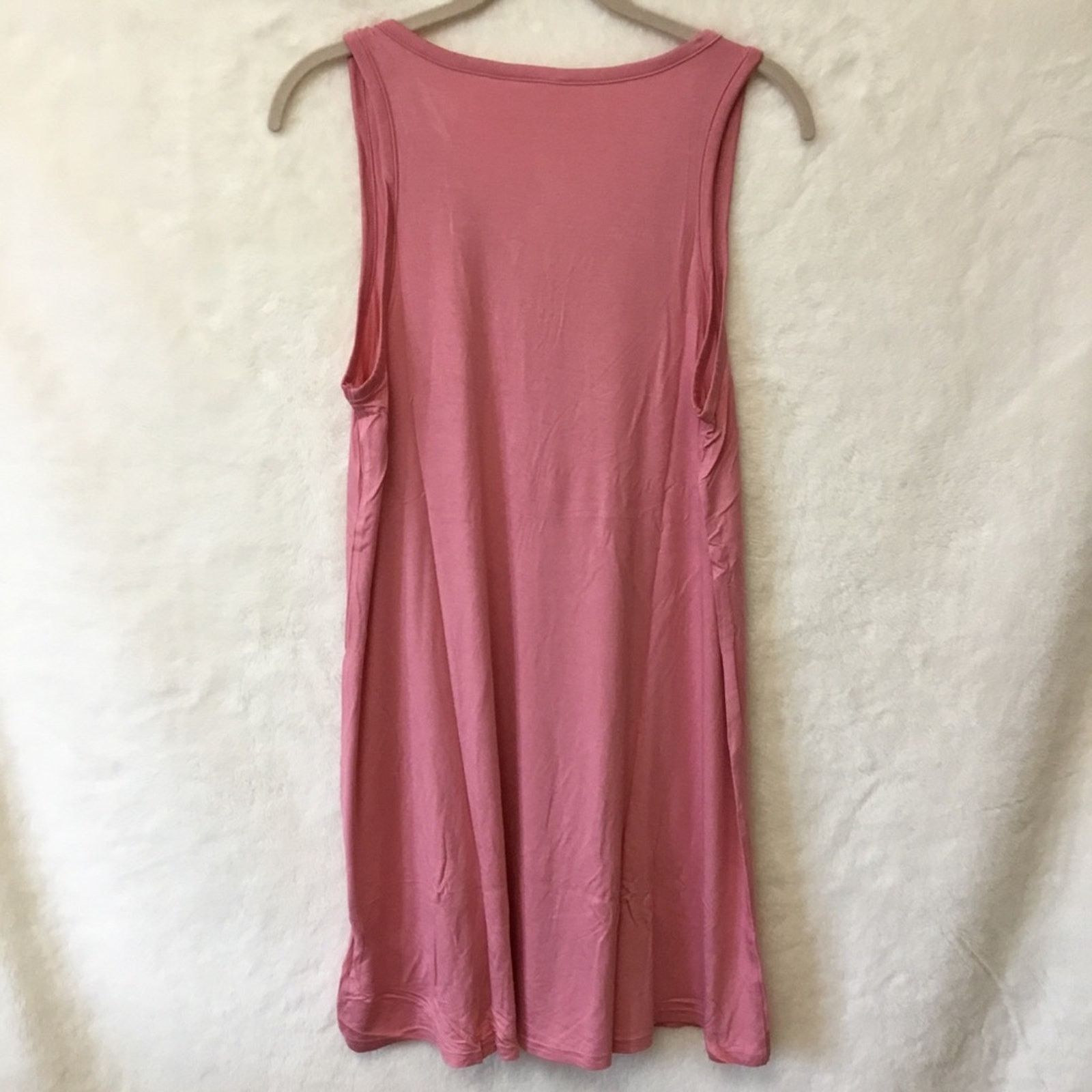 Gap GAP Factory Pink Sleeveless Swing Dress Size S / US 4 / IT 40 - 8 Thumbnail
