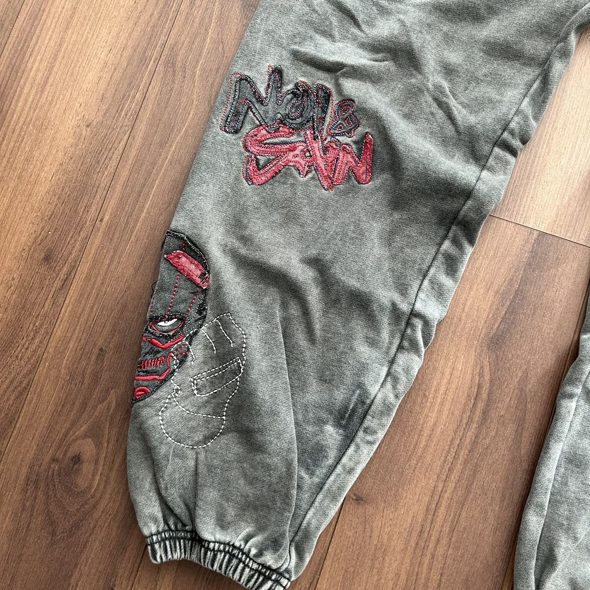 Vintage GREY ANIME SWEATPANTS DOROHEDORO SORA CLOTHING Size US 28 / EU 44 - 5 Thumbnail