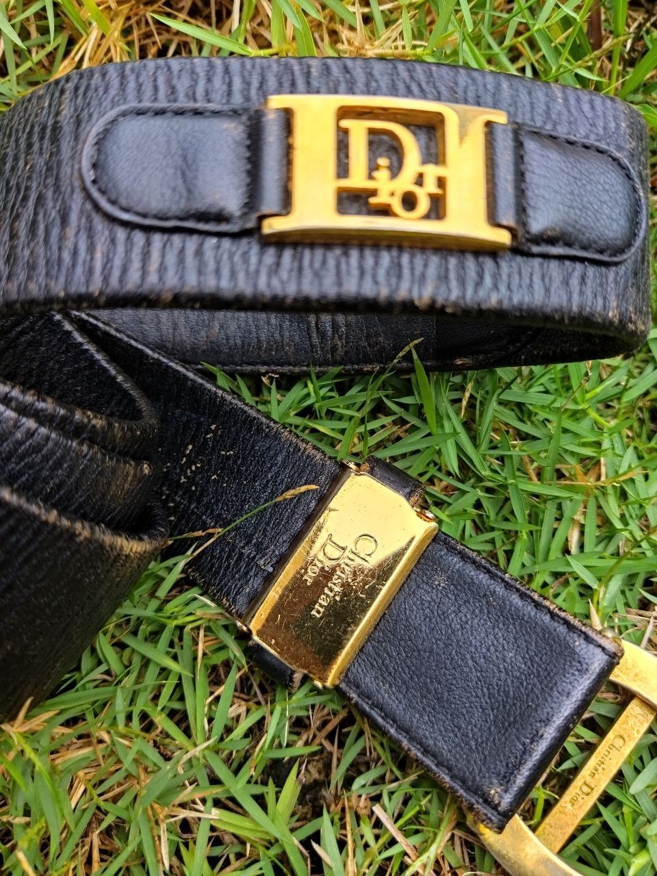 Christian Dior Monsieur Vintage Christian Dior Leather Belt Size ONE SIZE - 3 Thumbnail