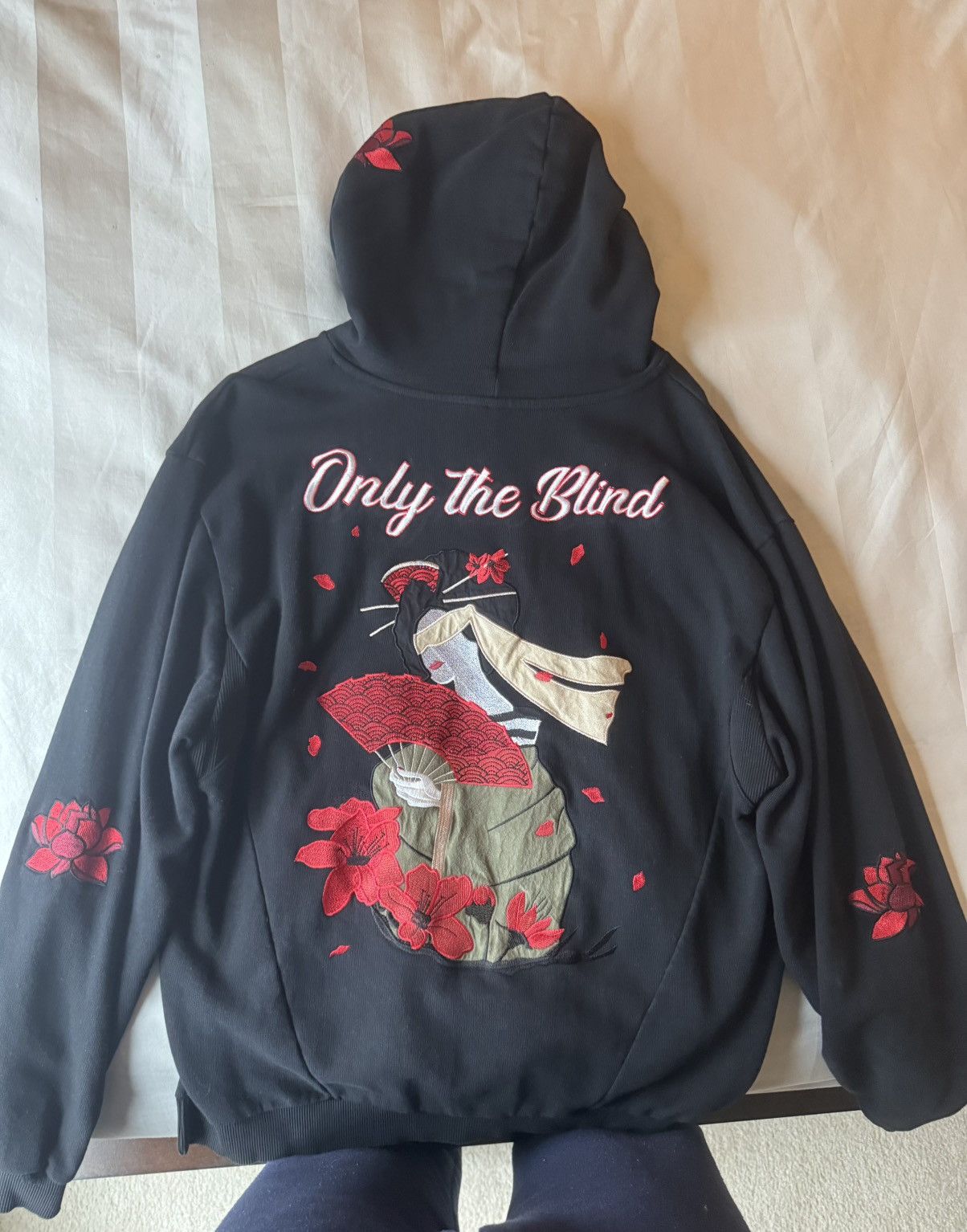 Only The Blind Only The Blind Hoodie - Red Floral Size US XL / EU 56 / 4 - 1 Thumbnail