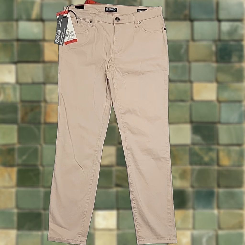 Buffalo David Bitton Buffal David Bitton Pants Women 8 29 Peach Stretch Skinny Ankle Grazer Chino Size 30" / US 8 / IT 44 - 1 Thumbnail