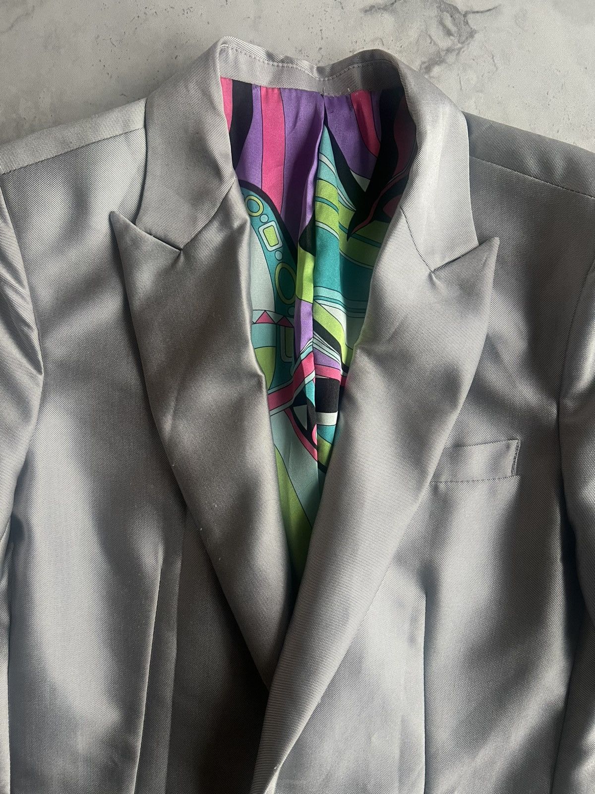Japanese Brand Madhound Silver Tailored Blazer Size US S / EU 44-46 / 1 - 3 Thumbnail