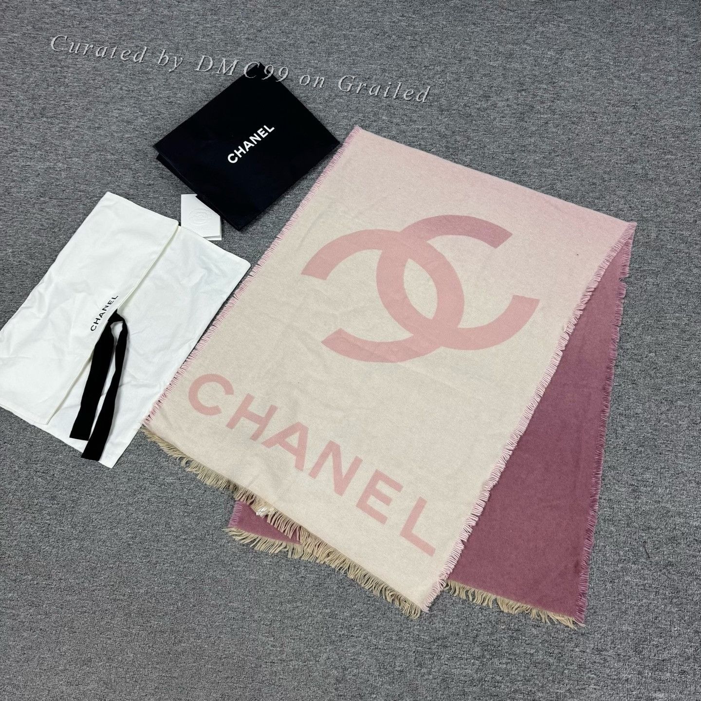 Chanel Chanel 23S Gradient CC Cashmere Shawl Size ONE SIZE - 1 Thumbnail