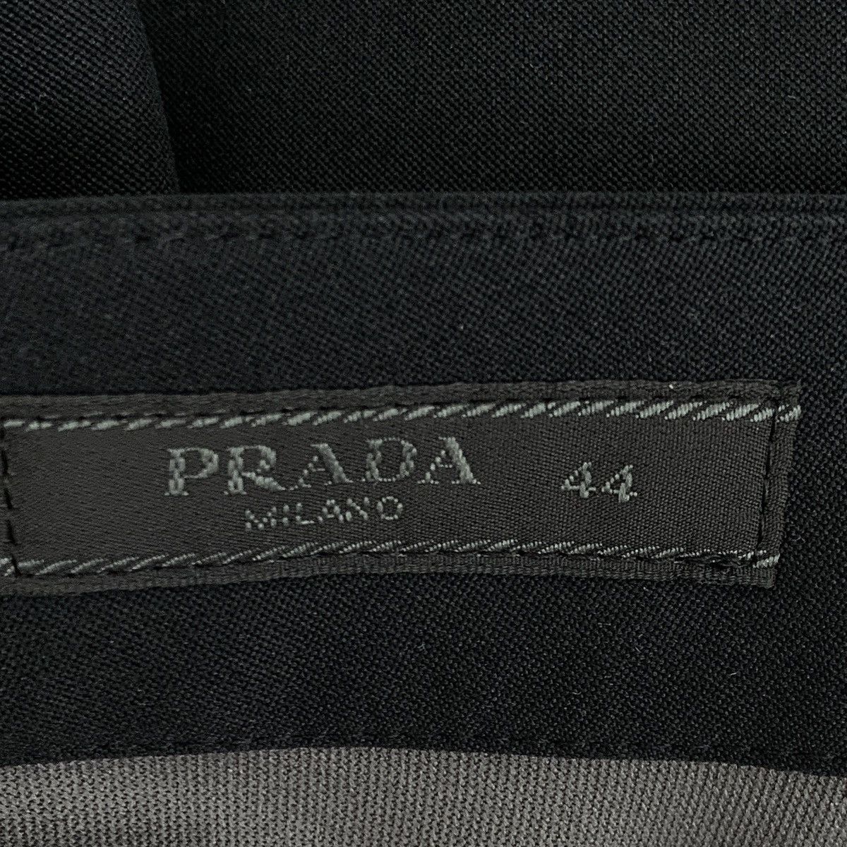 Prada Prada Black Spliced Pocket Cotton Cuffed Casual Pants K26WX Size US 30 / EU 46 - 6 Thumbnail
