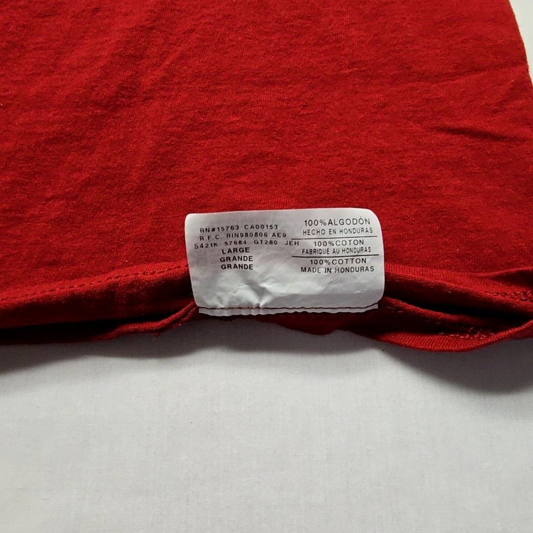 Hanes Oklahoma Sooners Football Shirt Graphic Red L University Tee Size US L / EU 52-54 / 3 - 3 Thumbnail