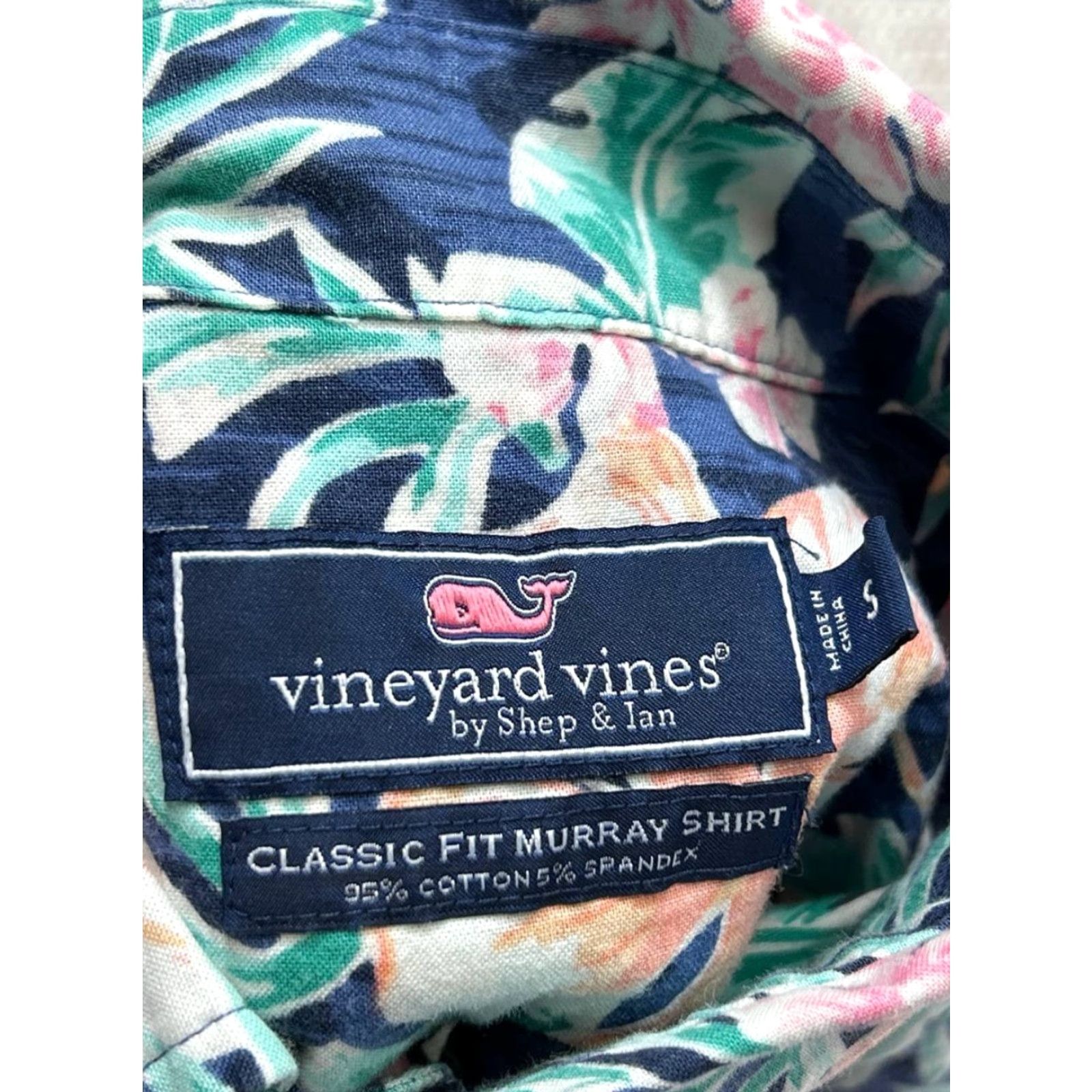 Vineyard Vines Vineyard Vines Murray Shirt Men Small Multicolor Floral Tropical Cotton Shirt (Button-Up) Size US S / EU 44-46 / 1 - 4 Thumbnail