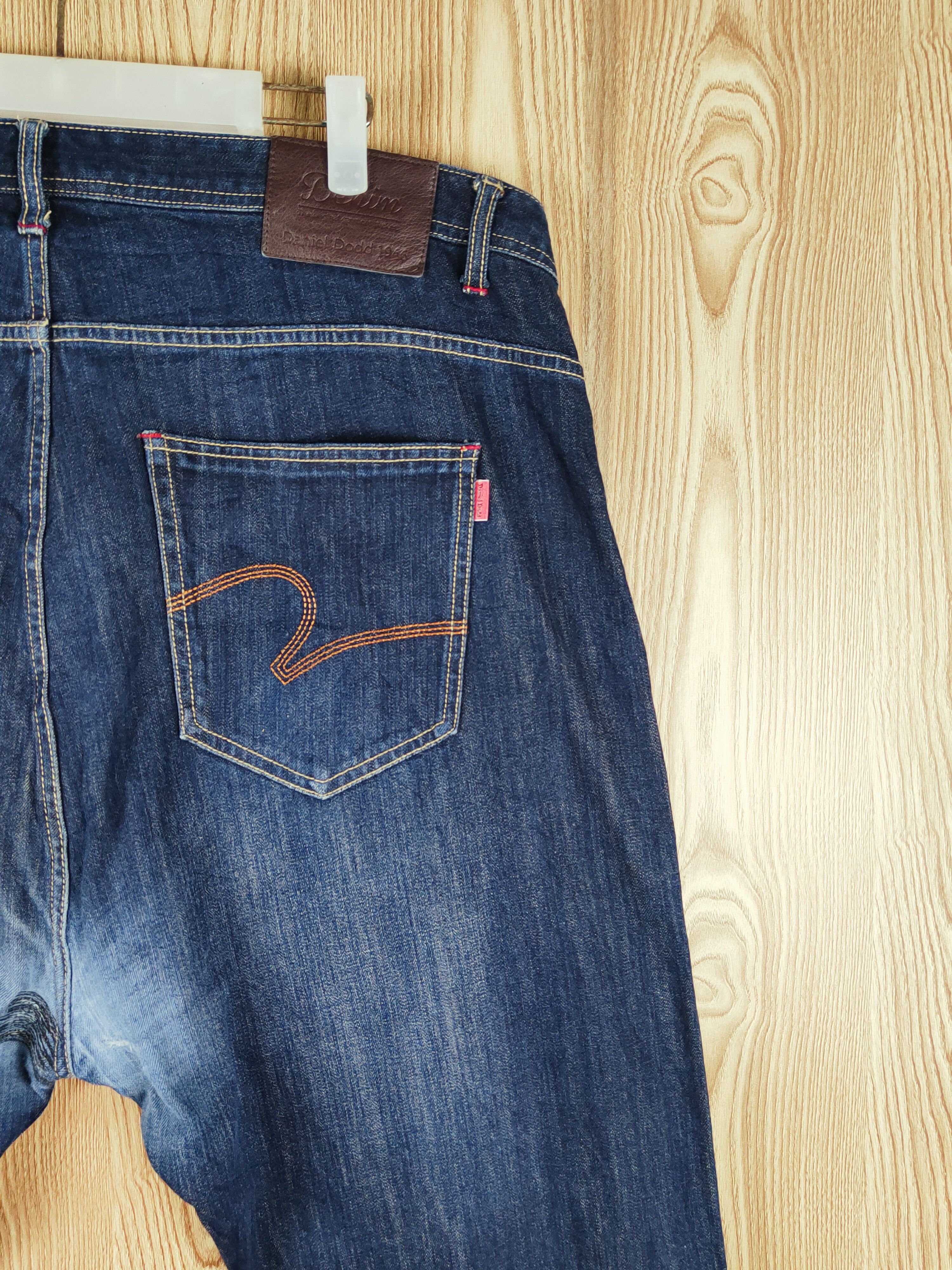 Japanese Brand Daniel Dodd selvedge distressed Ripped Jeans #S2721 Size US 44 / EU 60 - 14 Thumbnail
