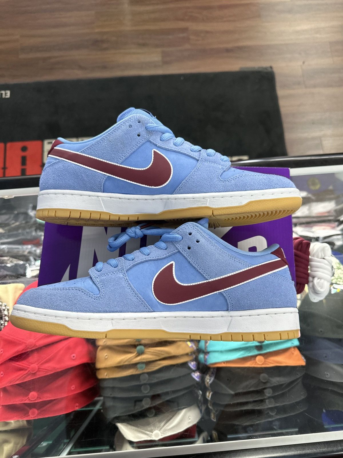 Nike SB Nike SB Dunk Low Phillies Size US 12 / EU 45 - 1 Thumbnail