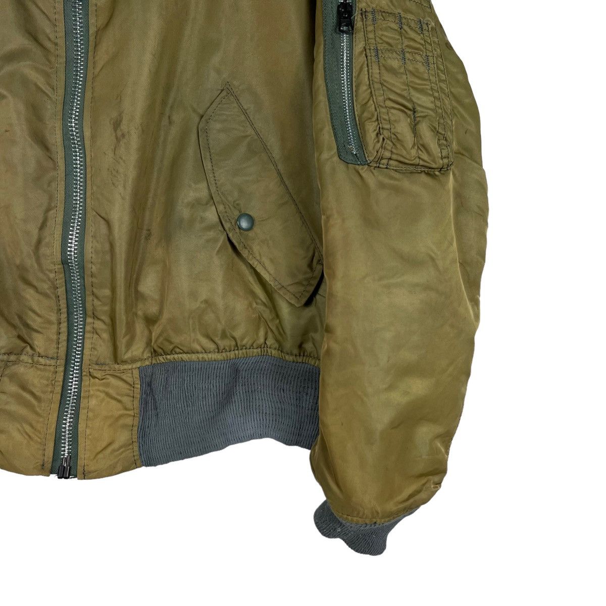 Alpha Industries 🔥 RIOT ANARCHY AFFA ALPHA MA-1 BOMBER JACKET Size US L / EU 52-54 / 3 - 5 Thumbnail