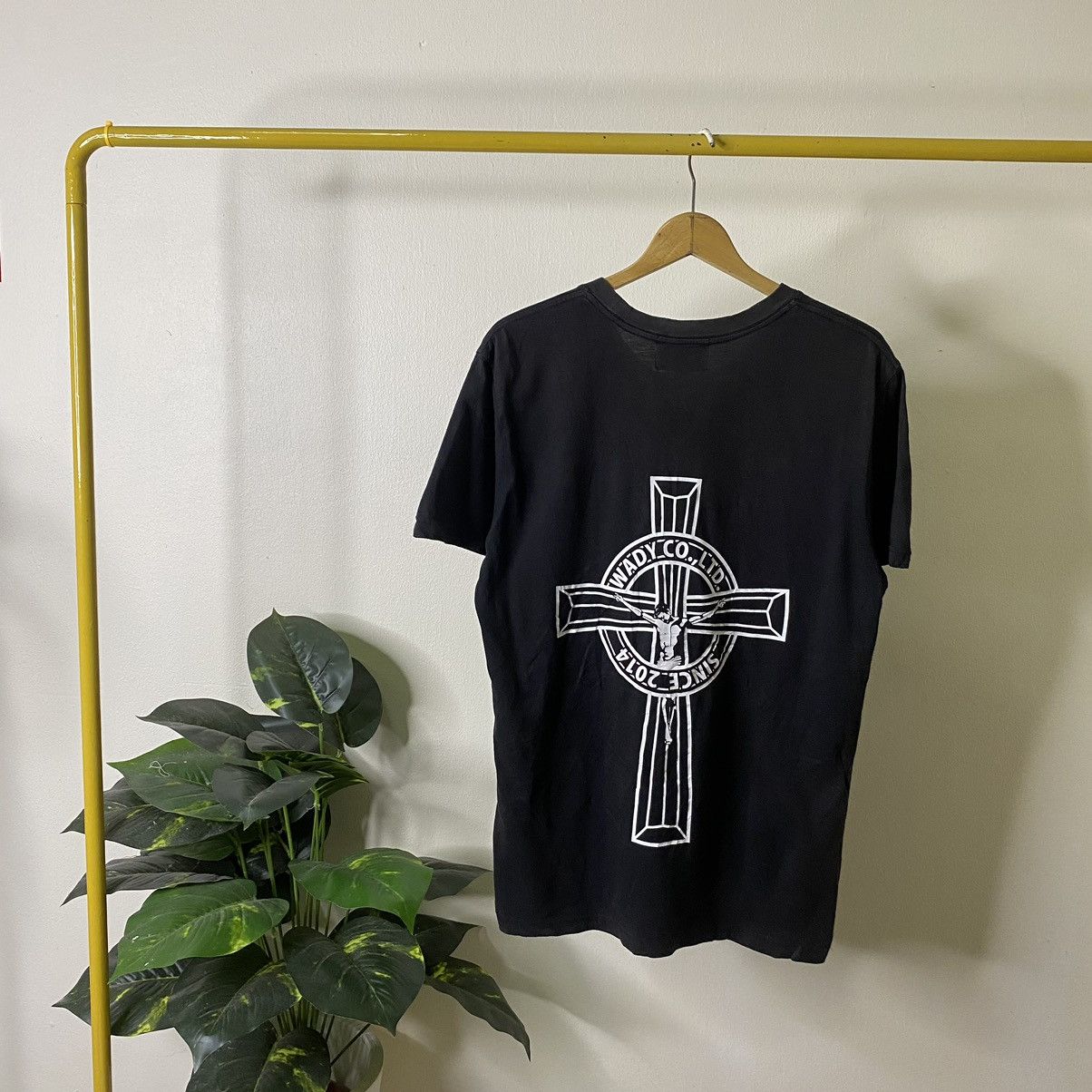 Boy London Vintage 1990s Boy London Big Cross Chrome Hearts Style Tee Size US L / EU 52-54 / 3 - 1 Thumbnail
