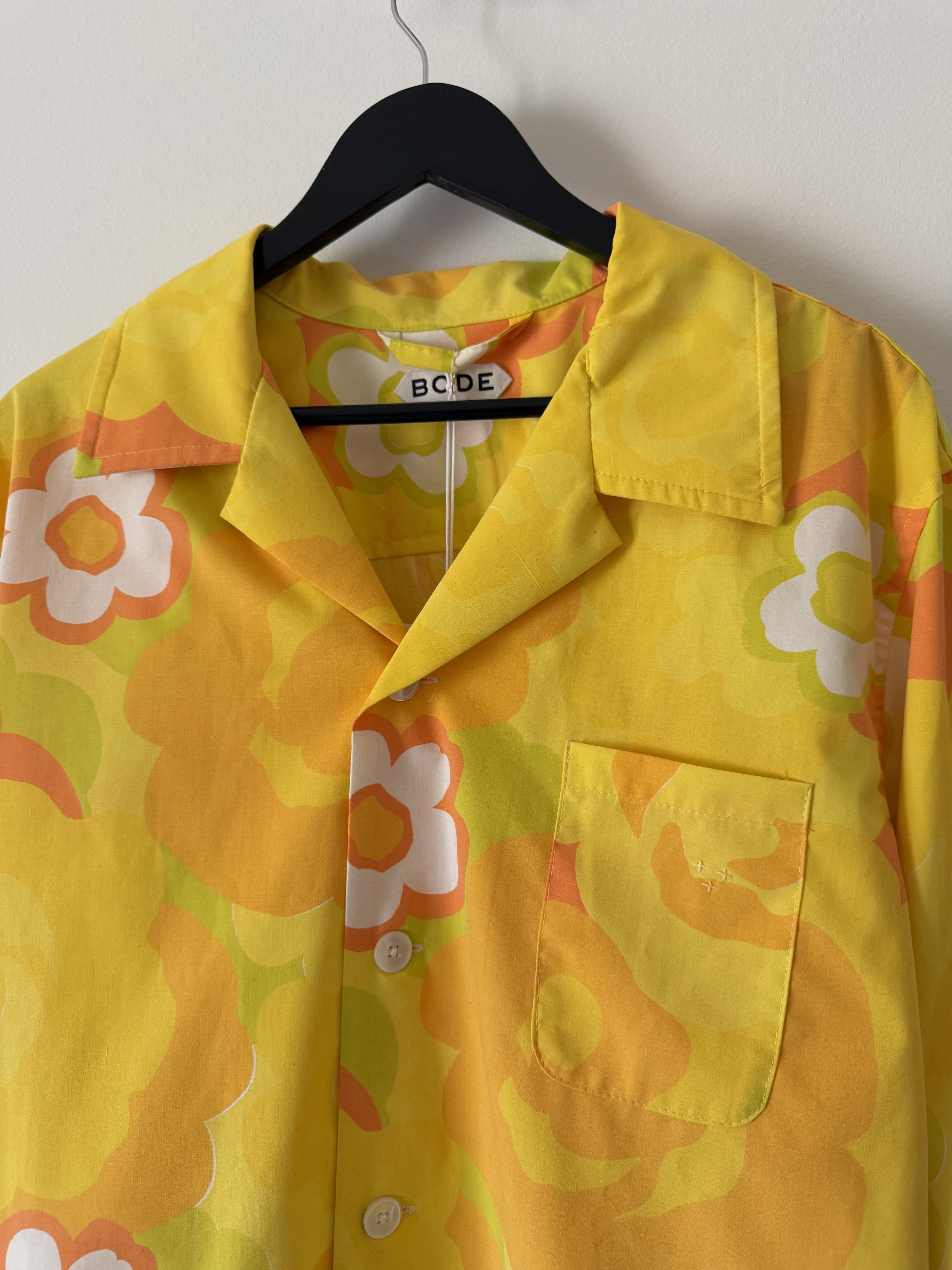 Bode One of a Kind Bode Daylight Daisy Long Sleeve Button Up Size US XXL / EU 58 / 5 - 2 Thumbnail