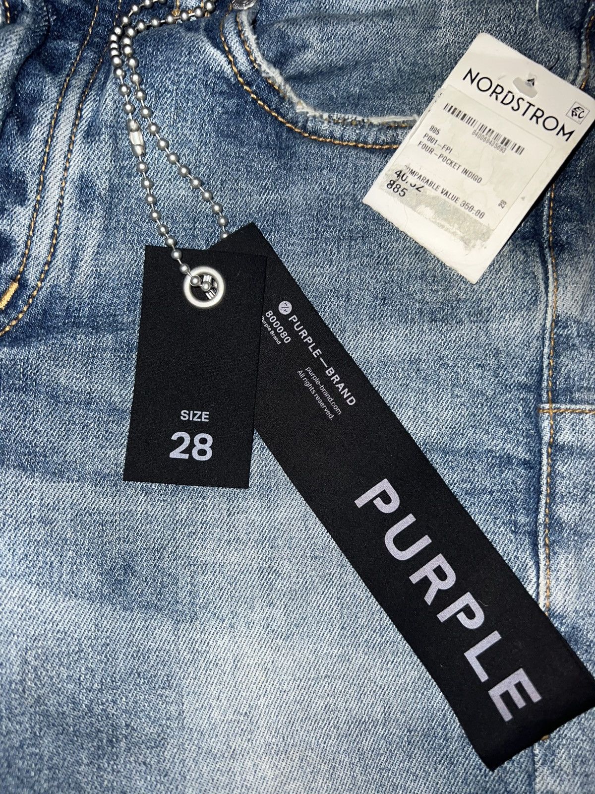 Purple brand jeans black label p001