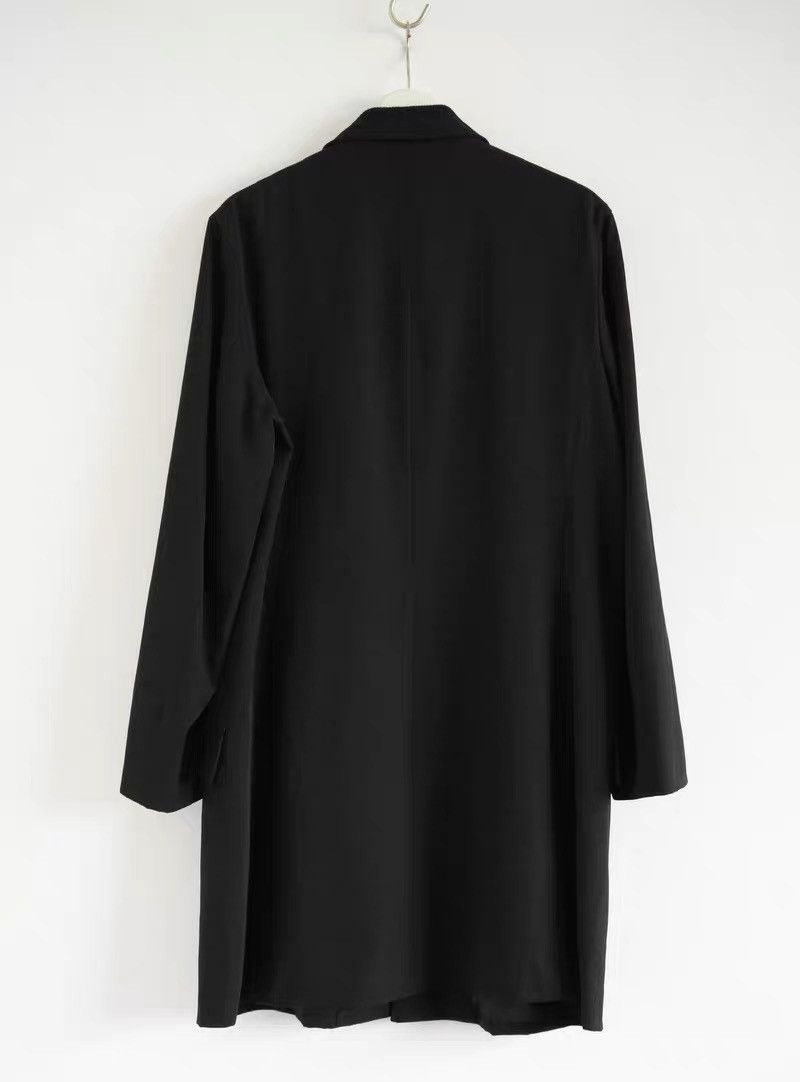 Yohji Yamamoto Yohji Yamamoto 95AW Woven Collar Wool Coat Size US M / EU 48-50 / 2 - 2 Thumbnail