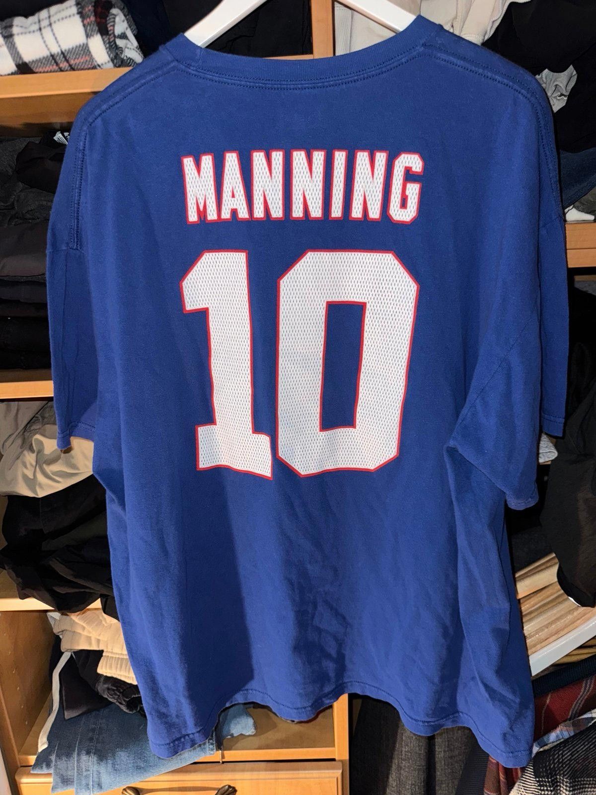 NFL New York Giants NFL Eli Manning #10 Jersey Shirt Rare Sz 2XL Size US XXL / EU 58 / 5 - 4 Thumbnail