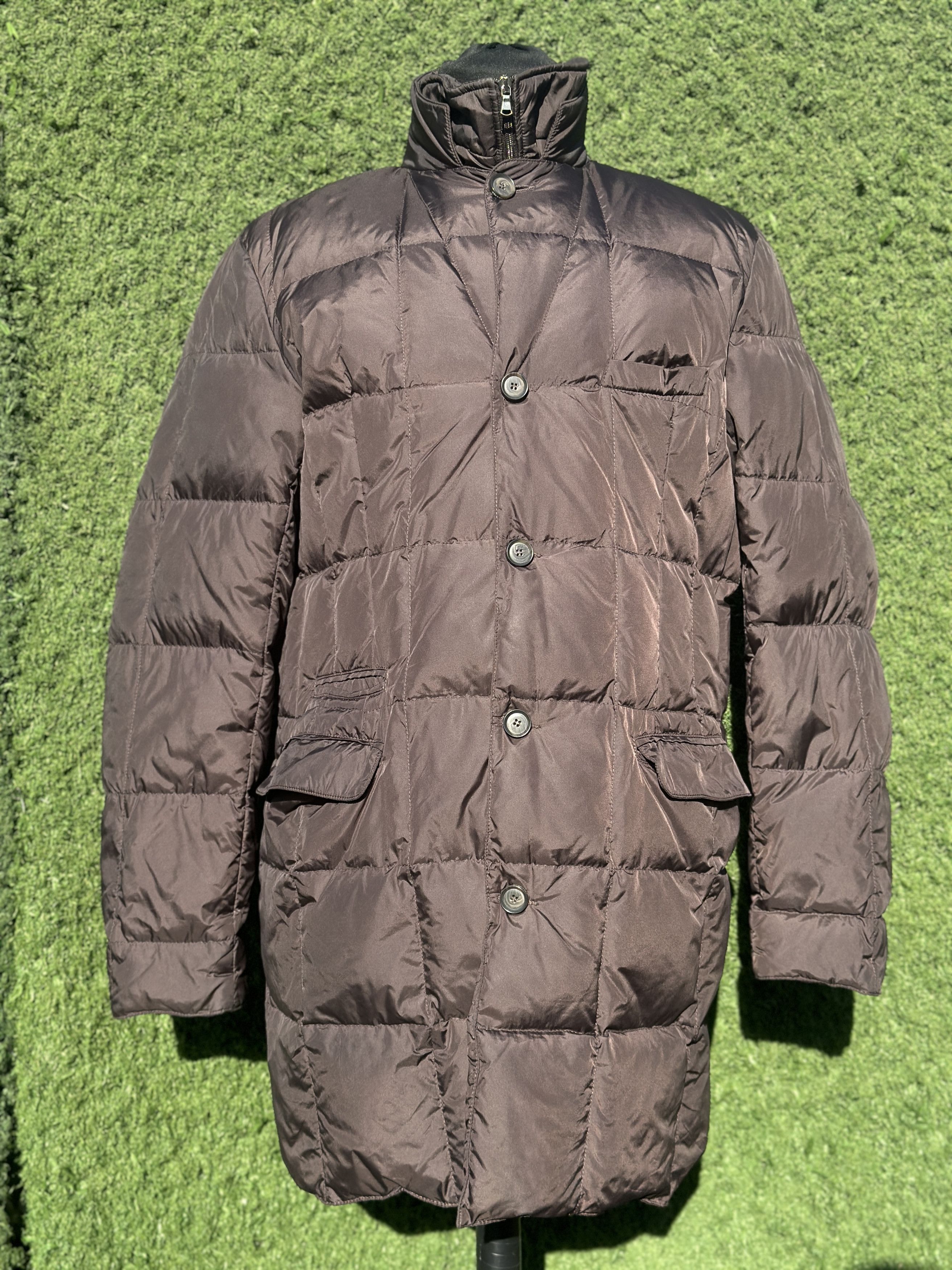Eleventy Eleventy Quilted Goose Down Coat Overcoat Size L Size US L / EU 52-54 / 3 - 1 Thumbnail