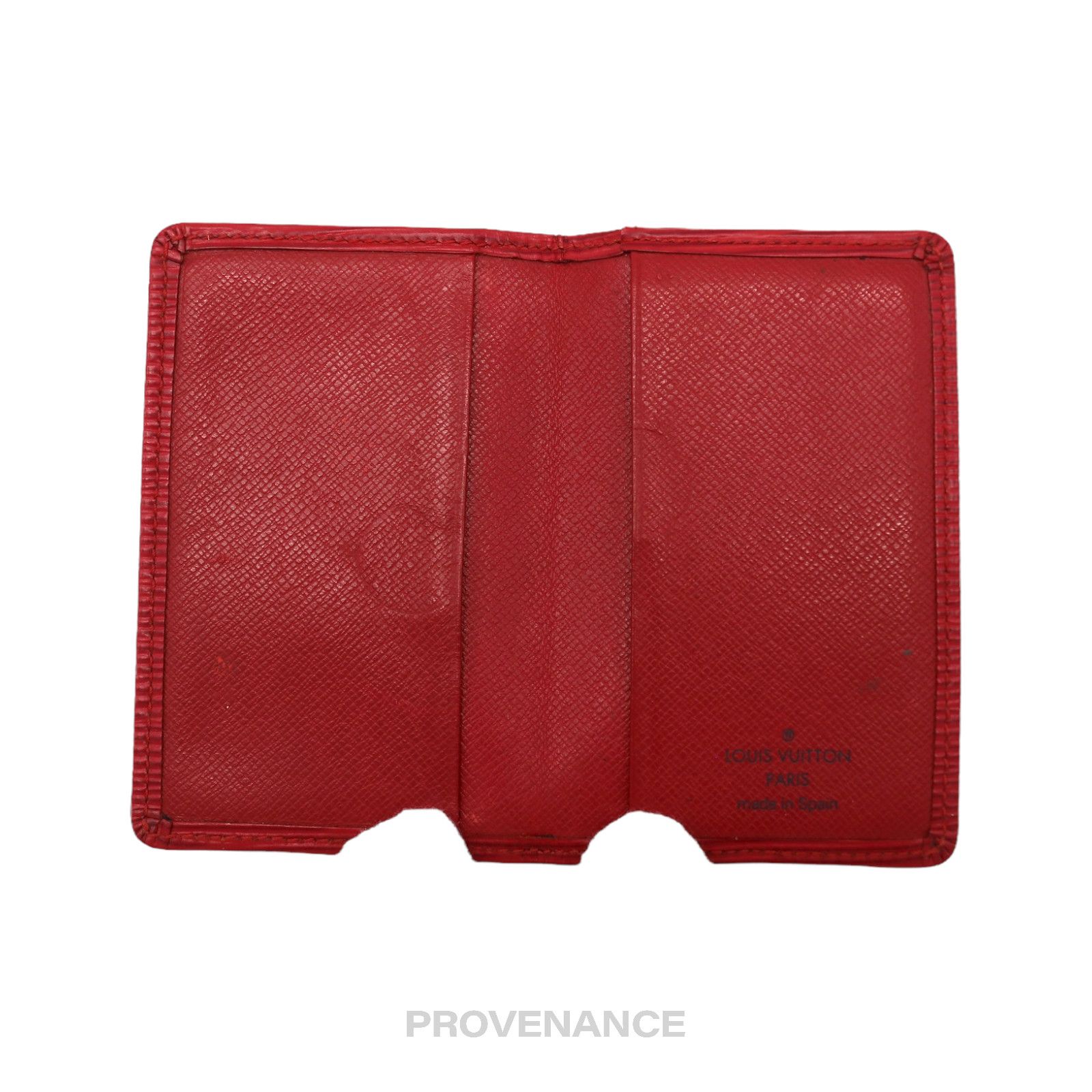 Louis Vuitton 🔴 Louis Vuitton Pocket Organizer Wallet - Red Epi Leather Size ONE SIZE - 7 Thumbnail