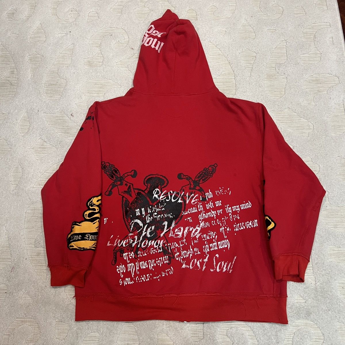 Affliction Affliction Style Grunge Hoodie Size US XXL / EU 58 / 5 - 7 Thumbnail