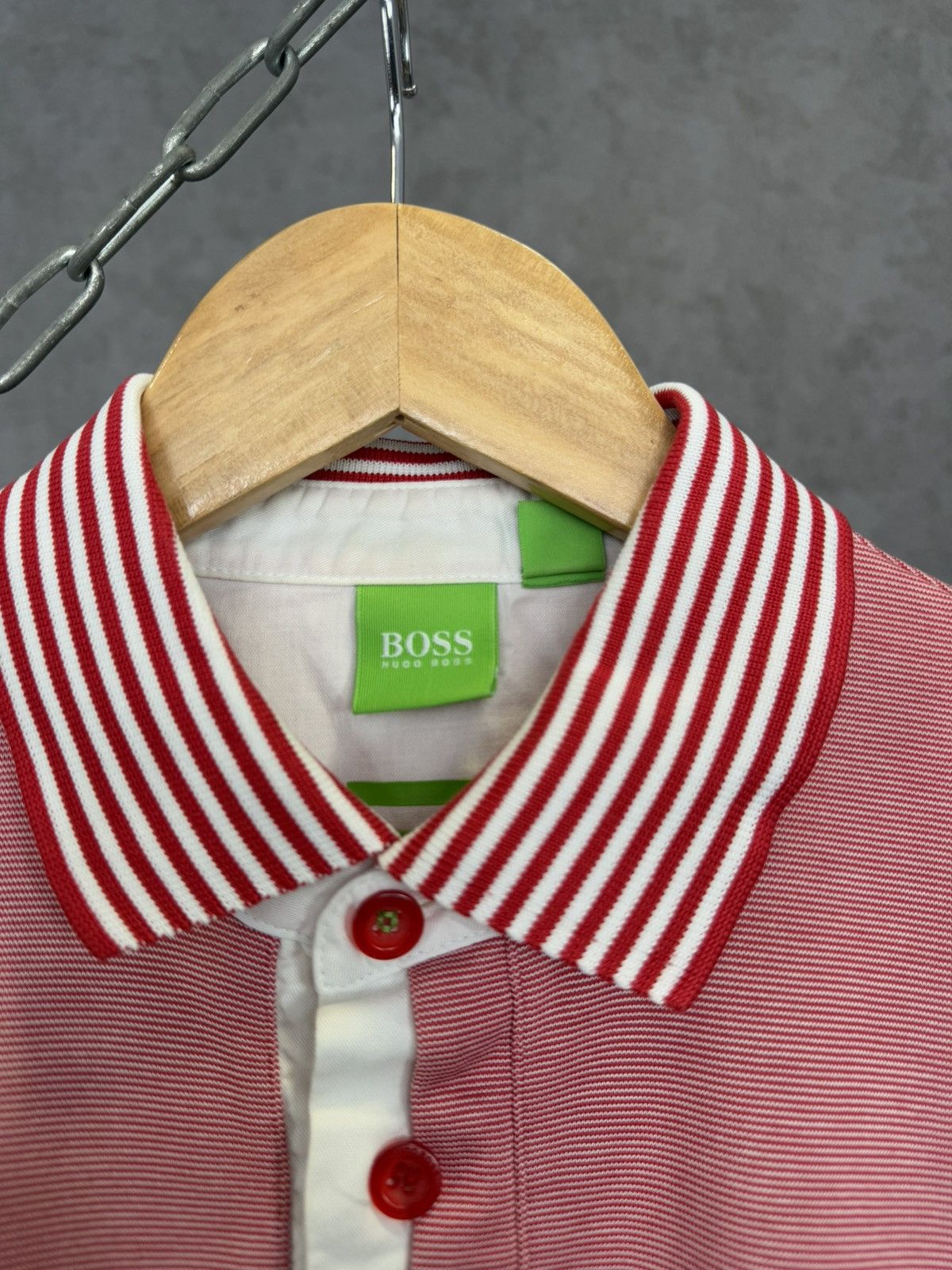 Designer × Hugo Boss Hugo Boss designer striped polo tee Size US S / EU 44-46 / 1 - 4 Thumbnail
