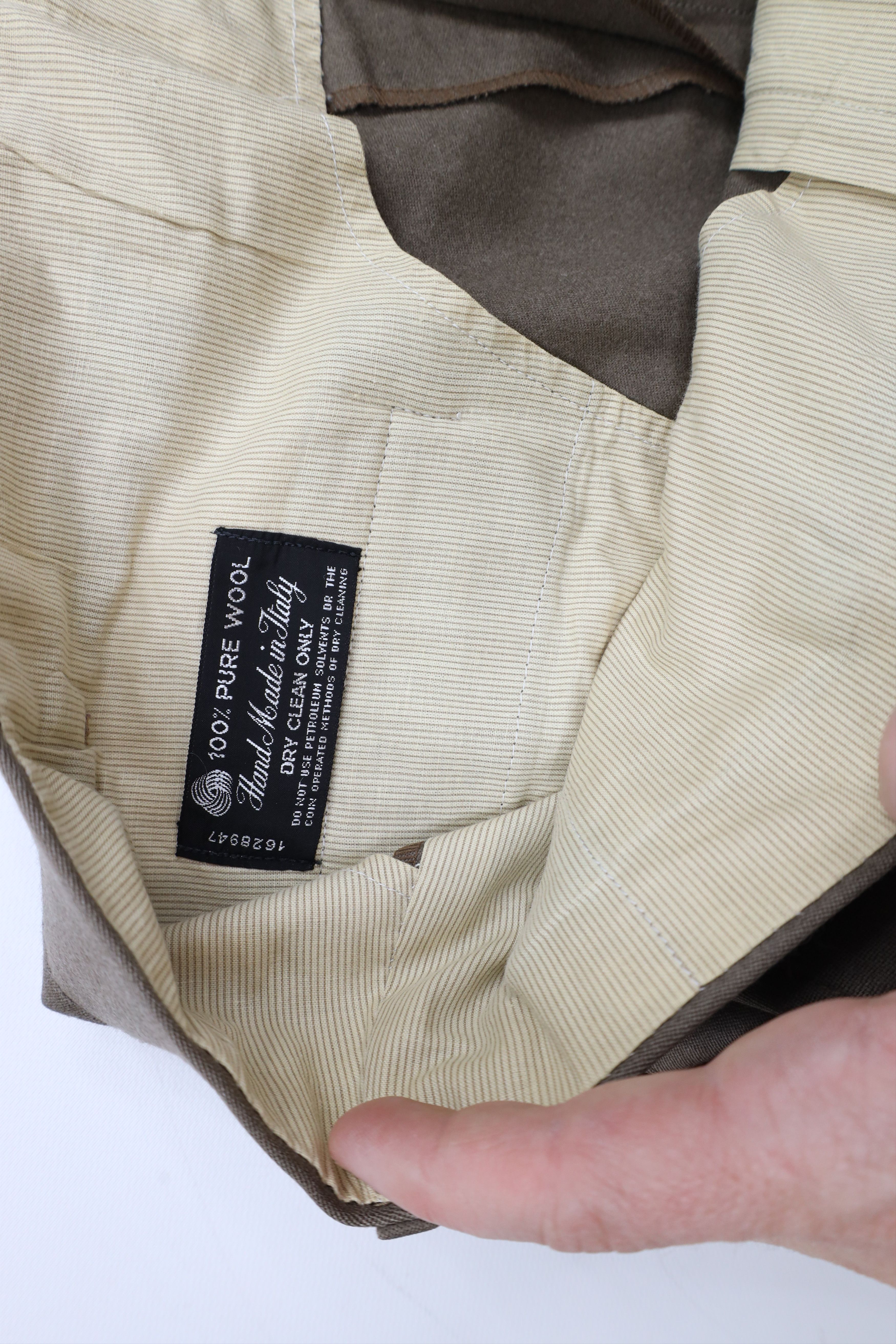 Vintage Vintage 70s Streetwear Wide Leg Chino Pants Trousers Italy Size US 38 / EU 54 - 6 Thumbnail
