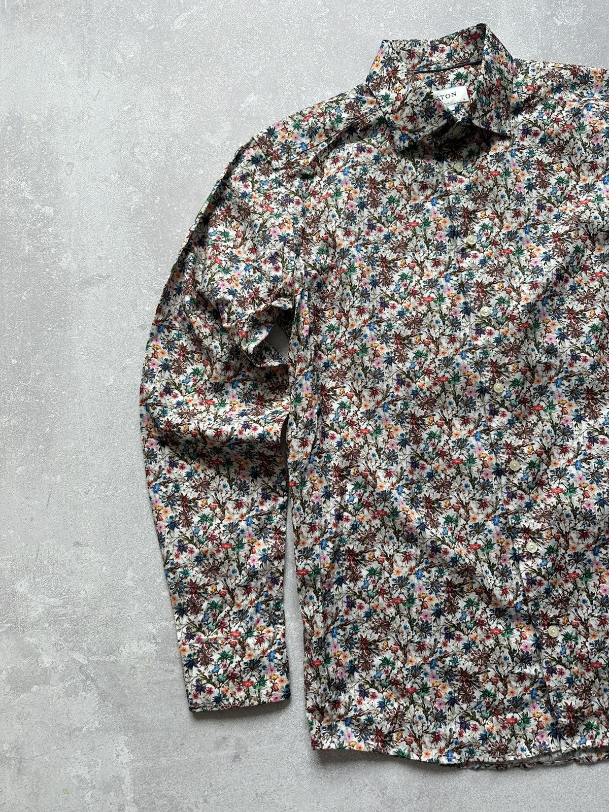 Eton shirts for men ETON Slim-fit Cotton Floral Sport size L Size US L / EU 52-54 / 3 - 3 Thumbnail