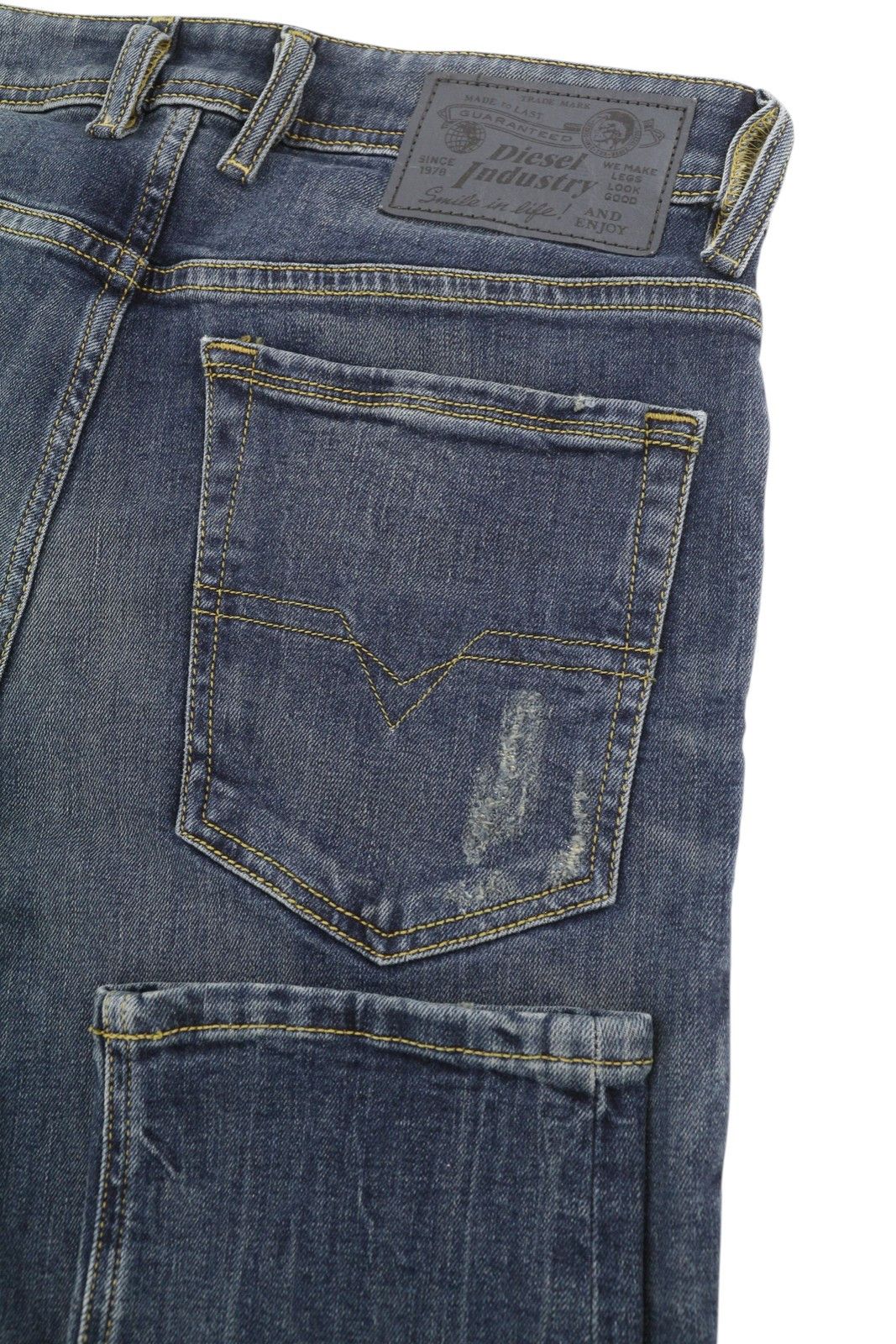 Diesel TROXER R9CG6 W28/L34 Blue Distress Slim Skinny Jeans 89141 Size US 28 / EU 44 - 5 Thumbnail