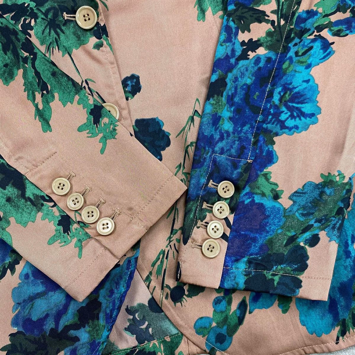 Dries Van Noten FW2019 Floral Viscose Blazer Size 38S - 4 Thumbnail