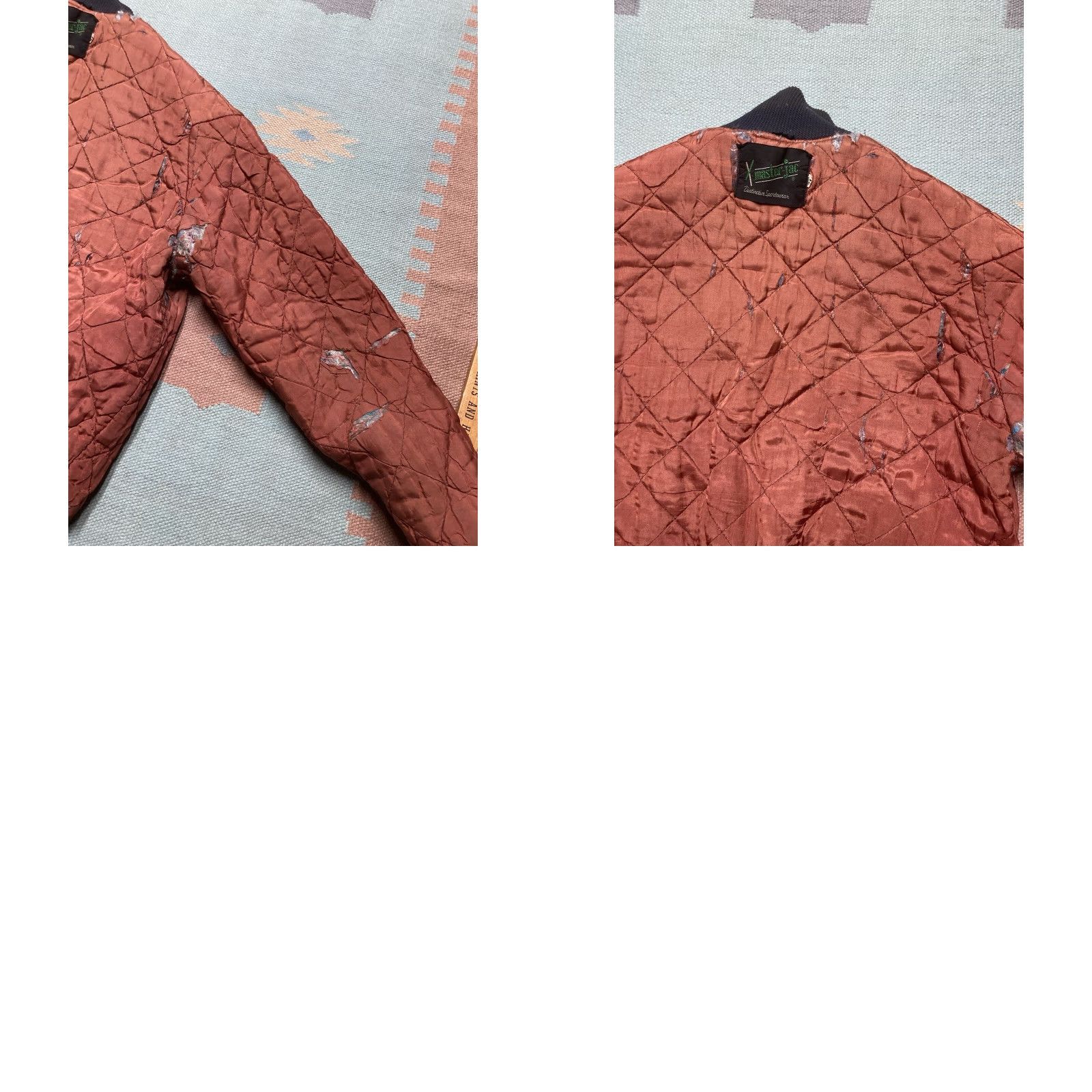 Vintage VINTAGE 70s 80s quilted bomber jacket master jac workwear blue 42 Large Distinctive Sportswear Jacket Mens Size US L / EU 52-54 / 3 - 11 Thumbnail