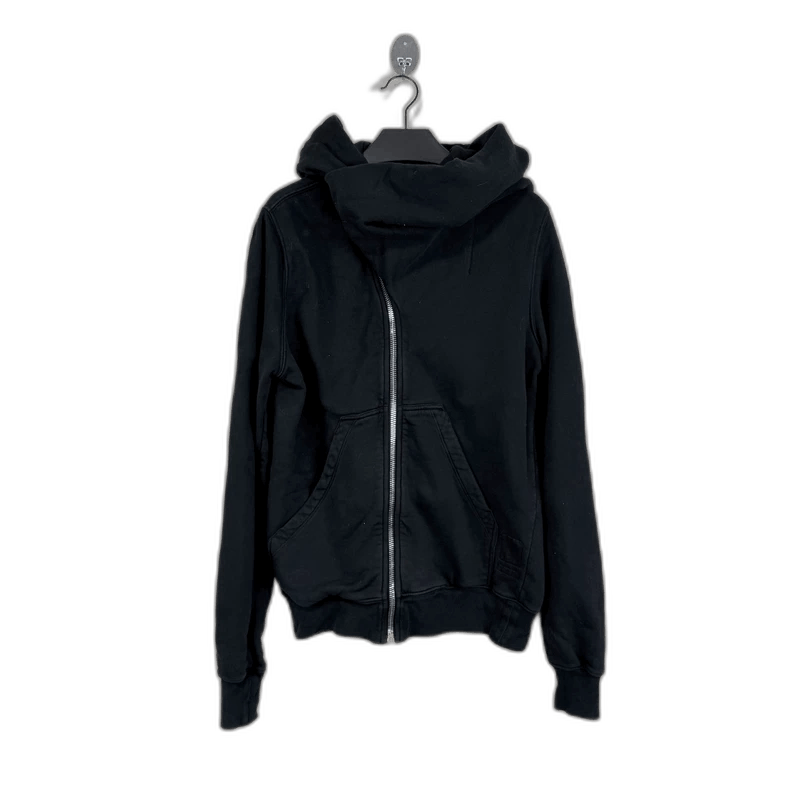 Rick Owens rickowens black hooded zip-up Size US M / EU 48-50 / 2 - 1 Thumbnail