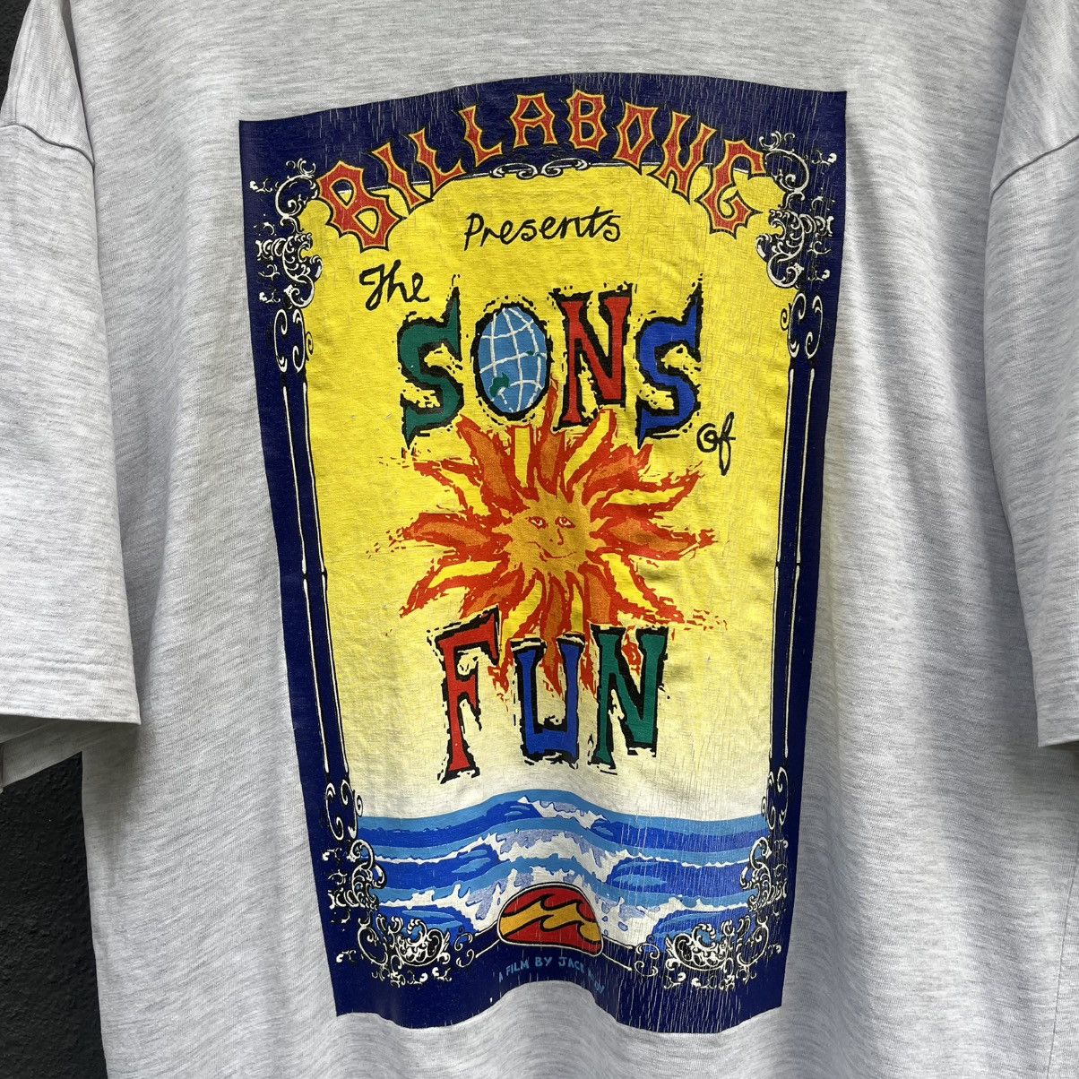 Billabong Thrashed Vintage 90s Billabong Australia Surfing Tee Size US L / EU 52-54 / 3 - 3 Thumbnail