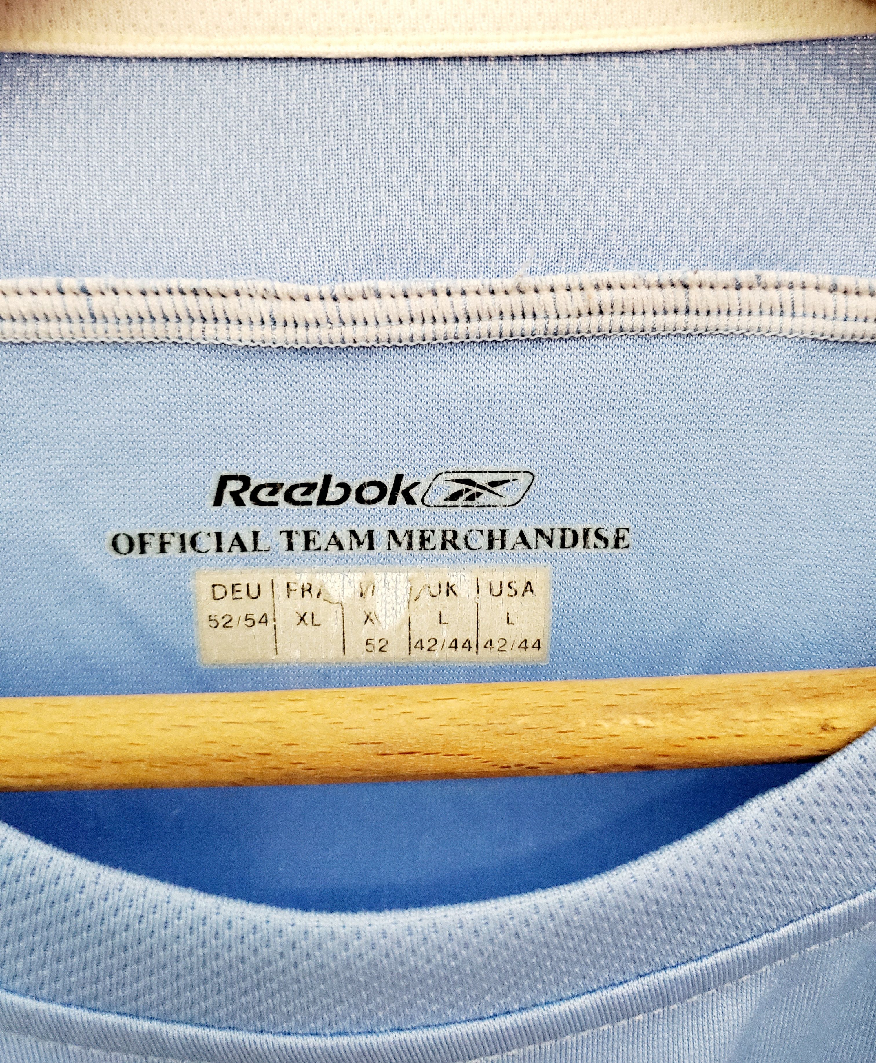 Reebok × Vintage Vintage REEBOK MANCHESTER CITY 2005 HOME JERSEY size Xl Size US XL / EU 56 / 4 - 4 Thumbnail