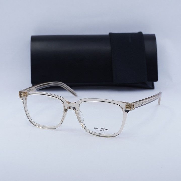 Saint Laurent Paris Saint Laurent SLM110 007 Eyeglasses Transparent Nude 53mm Size ONE SIZE - 10 Thumbnail