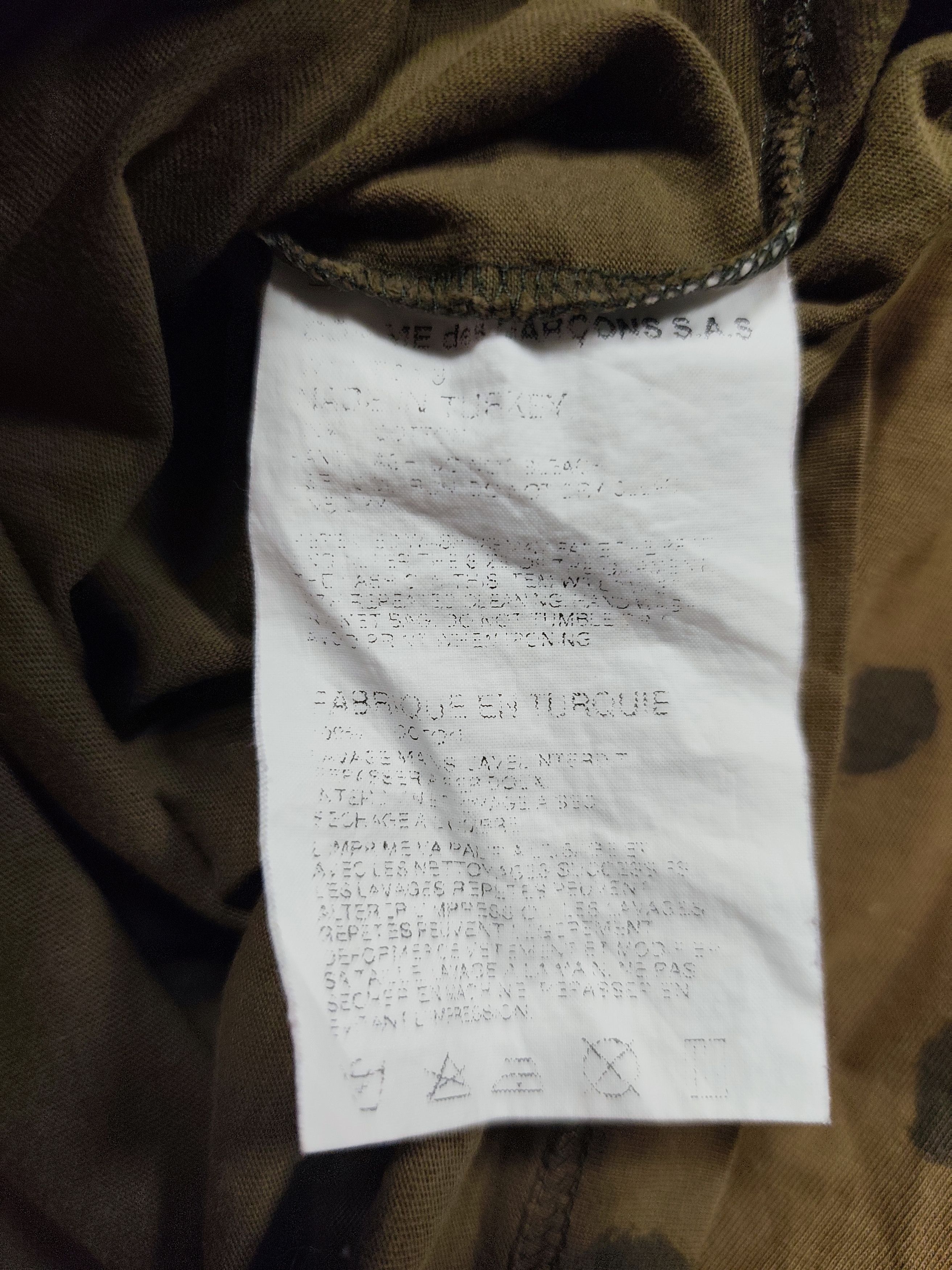 Comme des Garcons × Comme des Garcons SHIRT t shirt comme des garcons Size US S / EU 44-46 / 1 - 5 Thumbnail