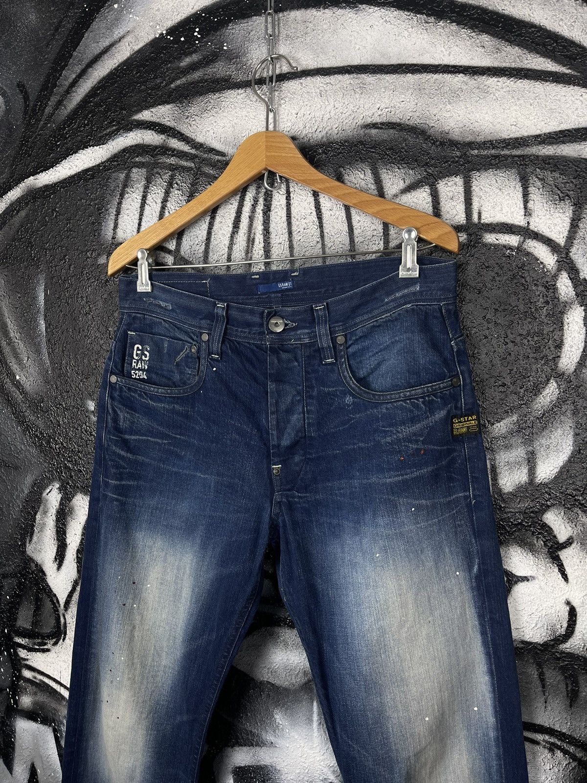 G-Star × Vintage G Star RAW 01 Attacc Straight Vintage Jeans Men’s Size 32/32 Size US 32 / EU 48 - 5 Thumbnail